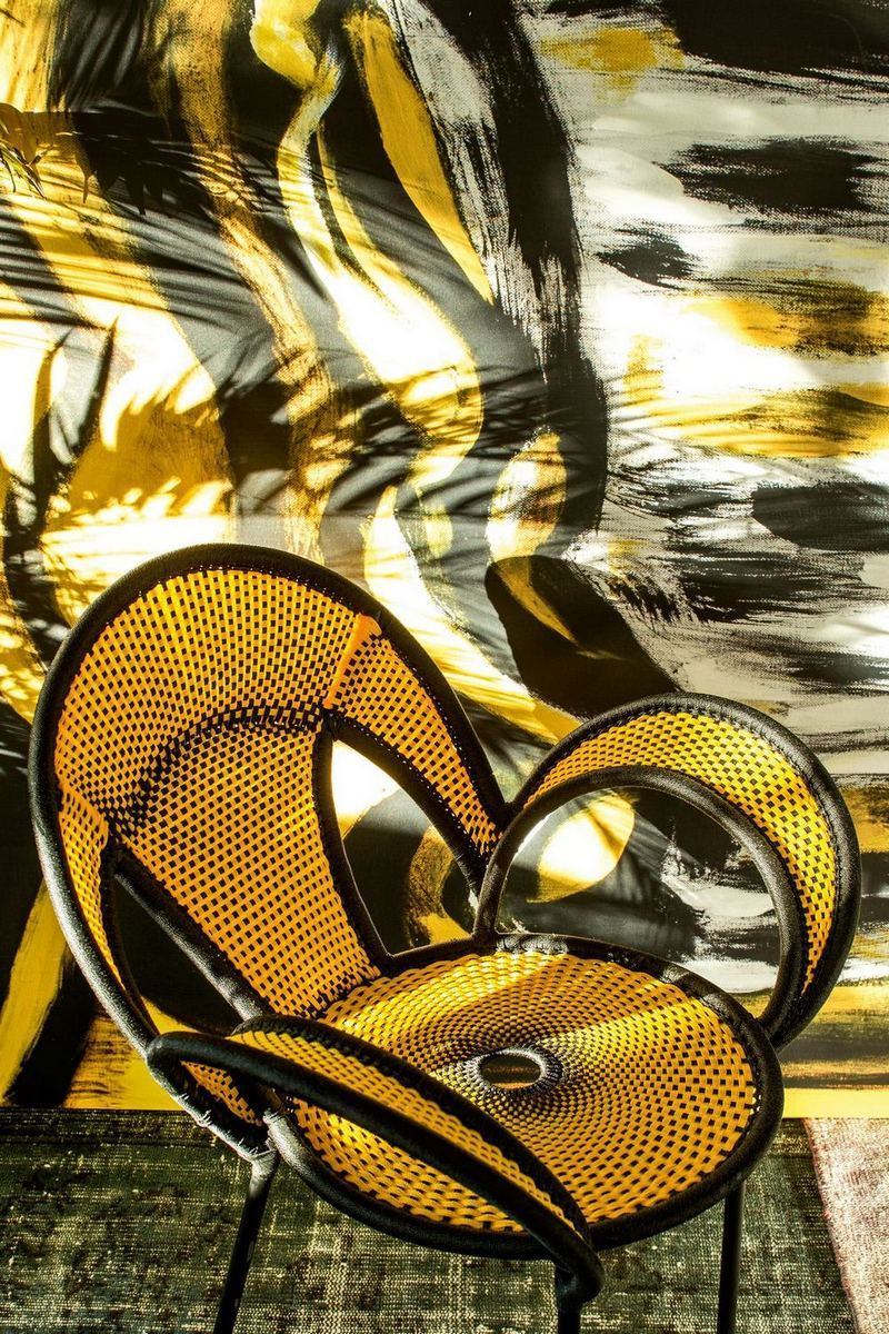 Banjooli Sessel M' Afrique Collection Moroso-Violett / Braun