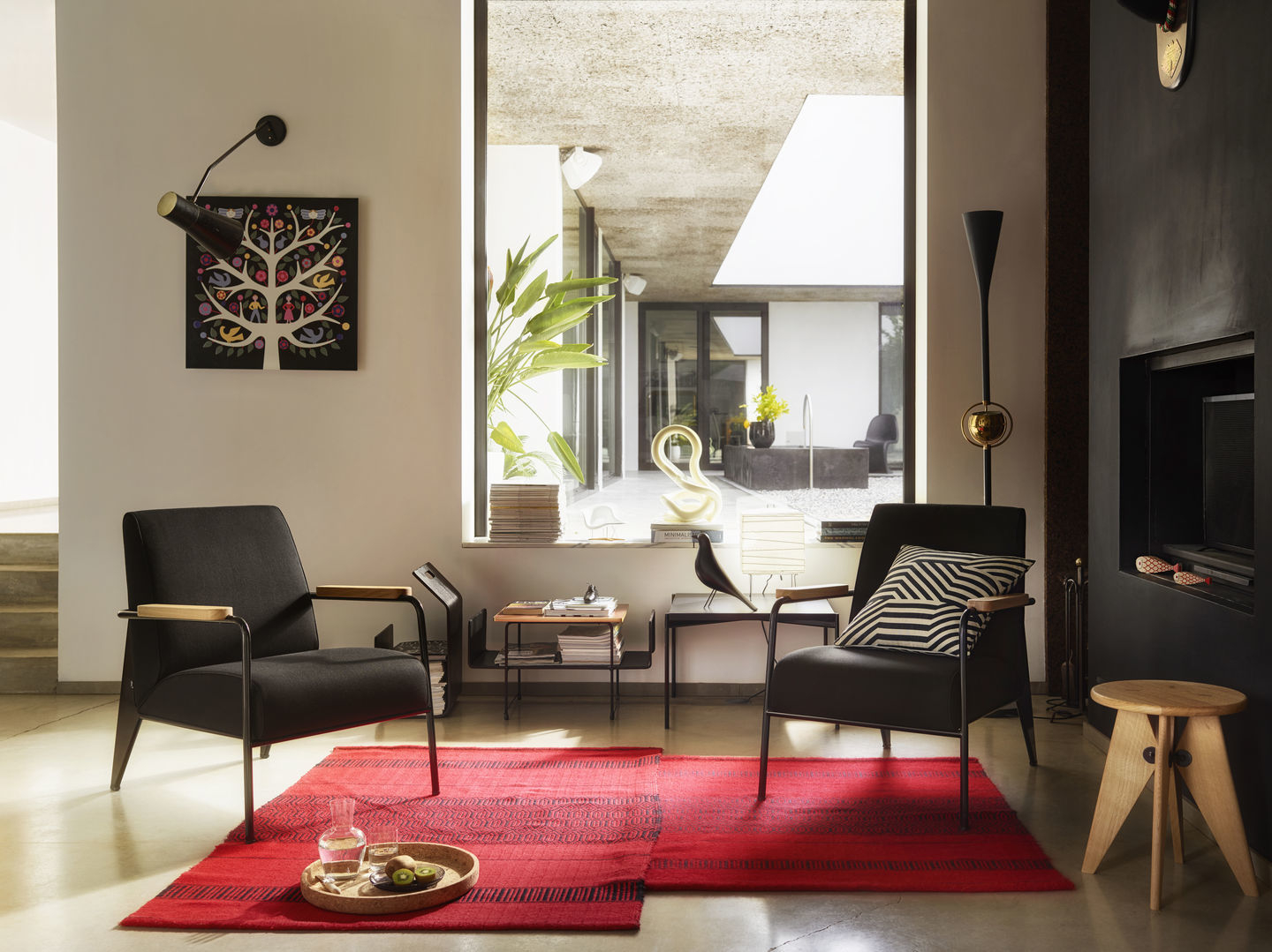 Tabouret Bois Hocker Vitra