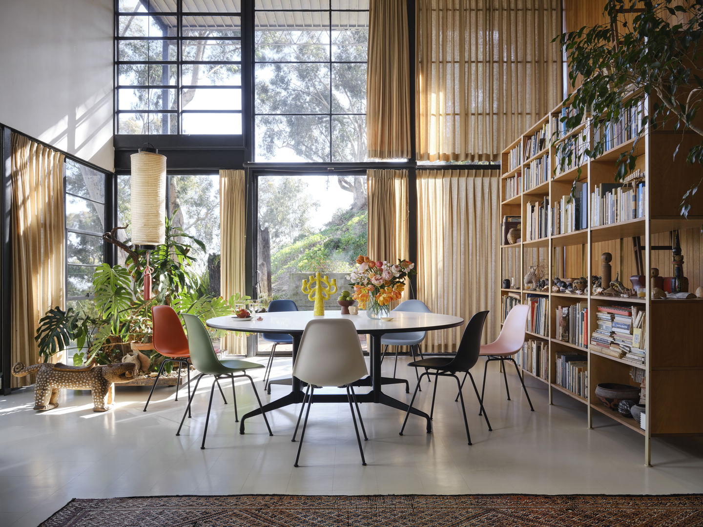 Eames Plastic Side Chair DSX Stuhl Vollgepolstert Vitra