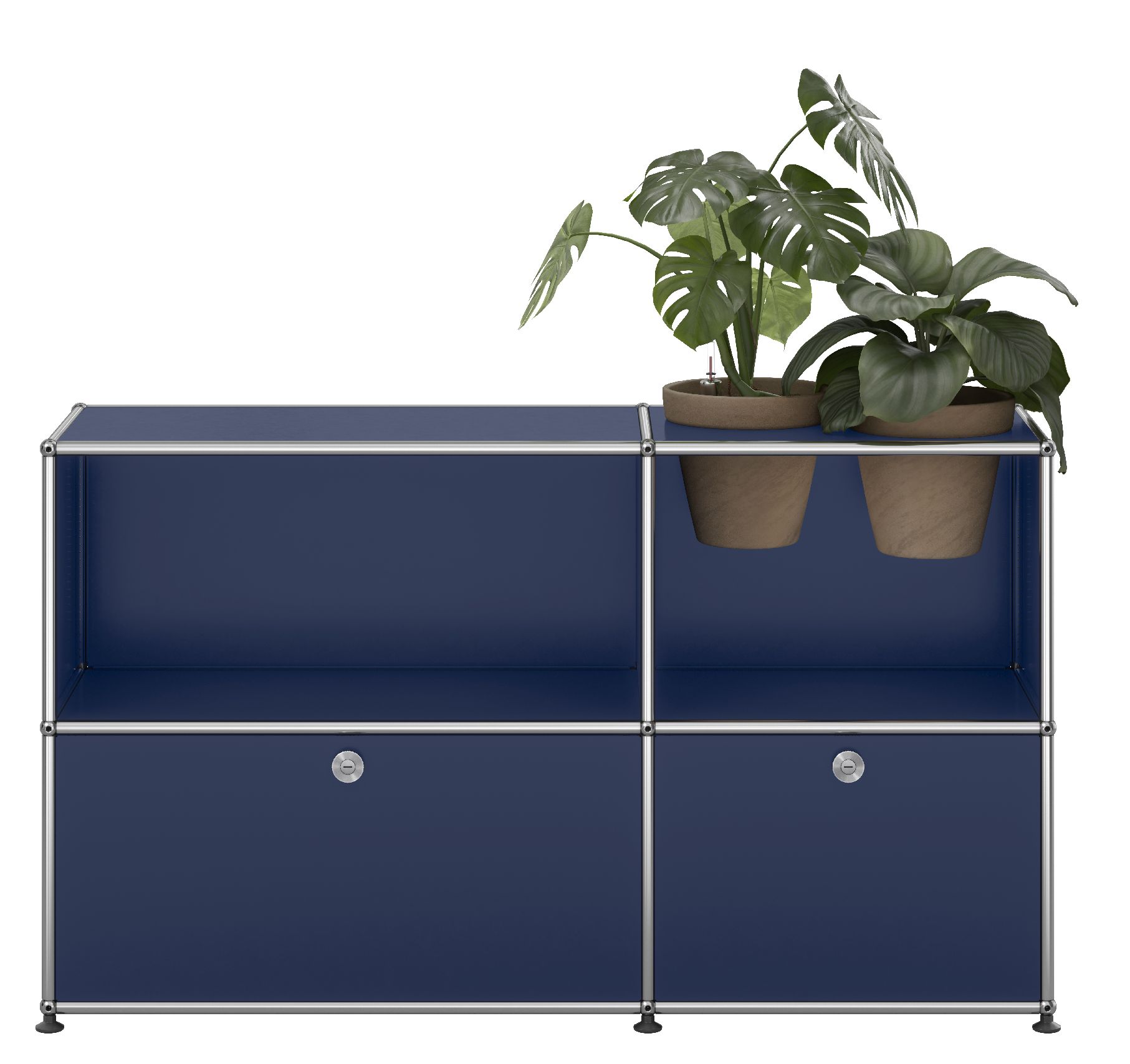 USM Haller Sideboard M57 mit Klapptüren und Pflanzeneinsatz QUICK SHIP