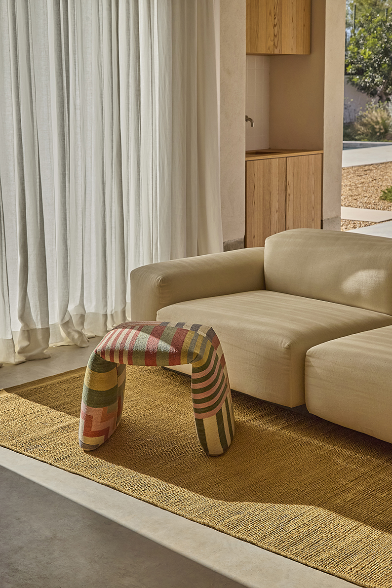 Folded Pattern Bench Bank Nanimarquina 