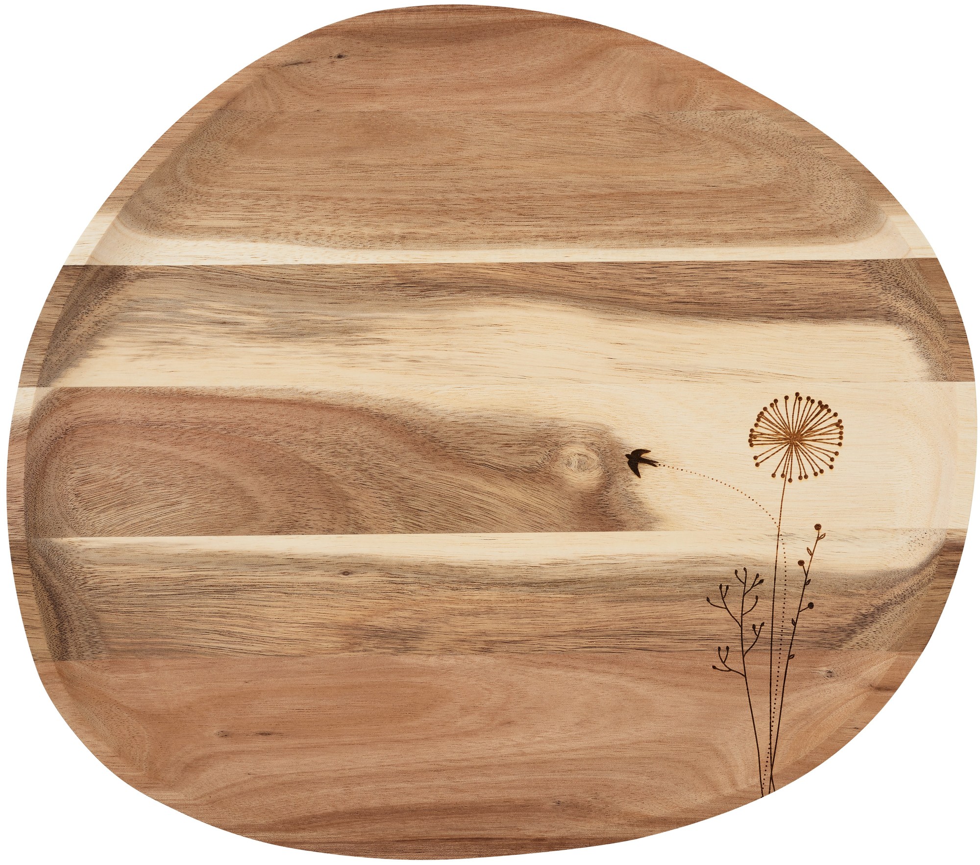 Wunderland Flora & Fauna Holztablett Räder EINZELSTÜCK