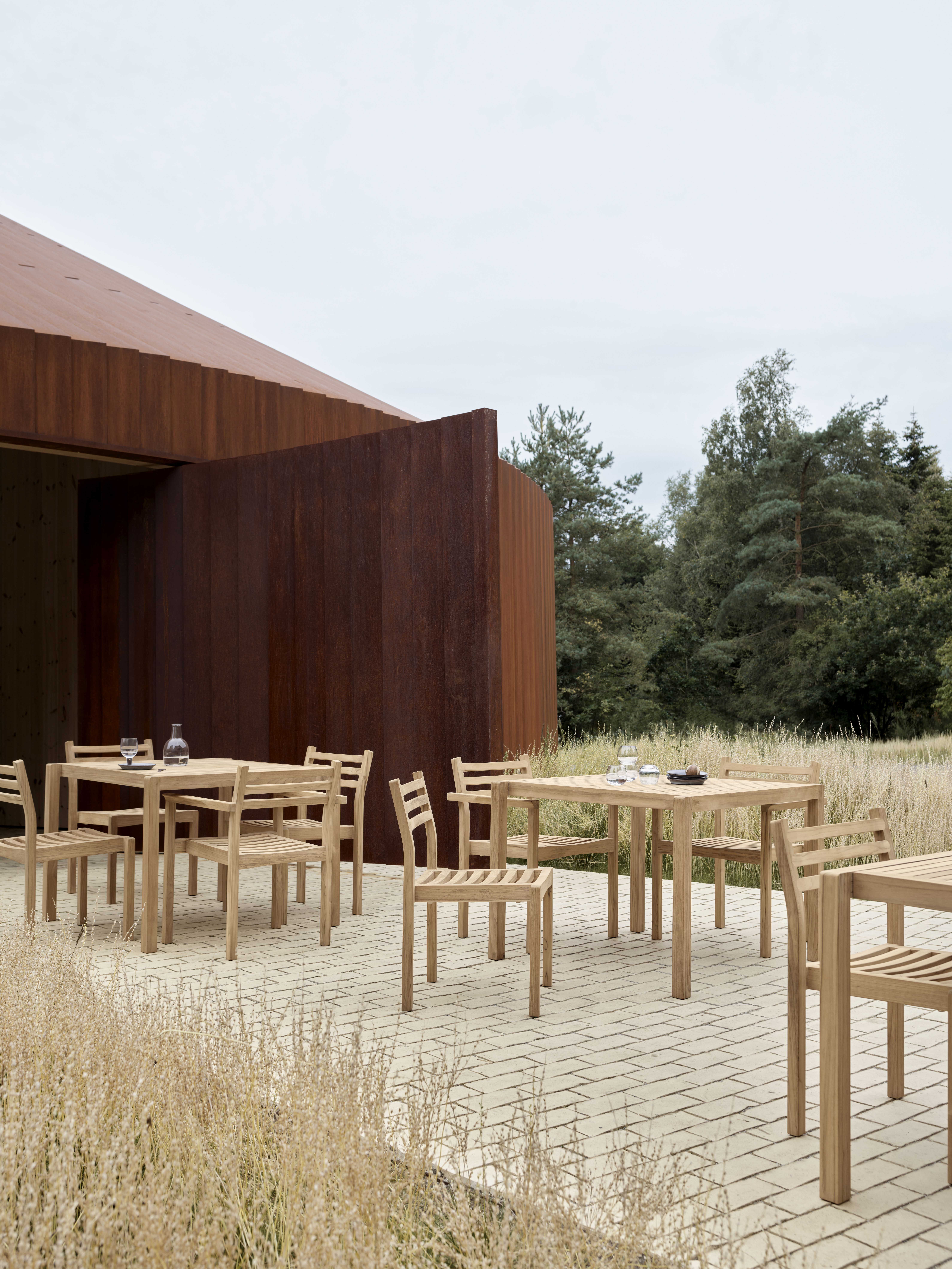 AH502 Armlehnstuhl Teak Outdoor Carl Hansen & Søn