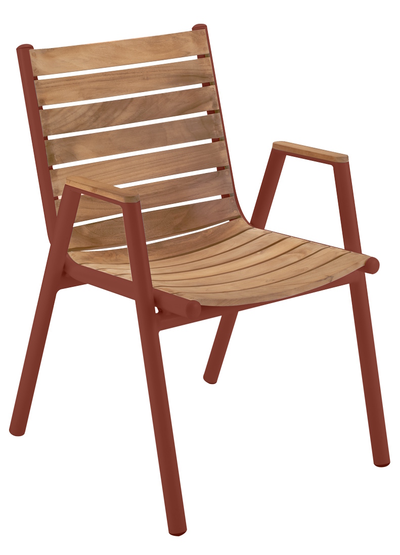 Pilotis Sessel mit Armlehnen Teak Outdoor Fermob