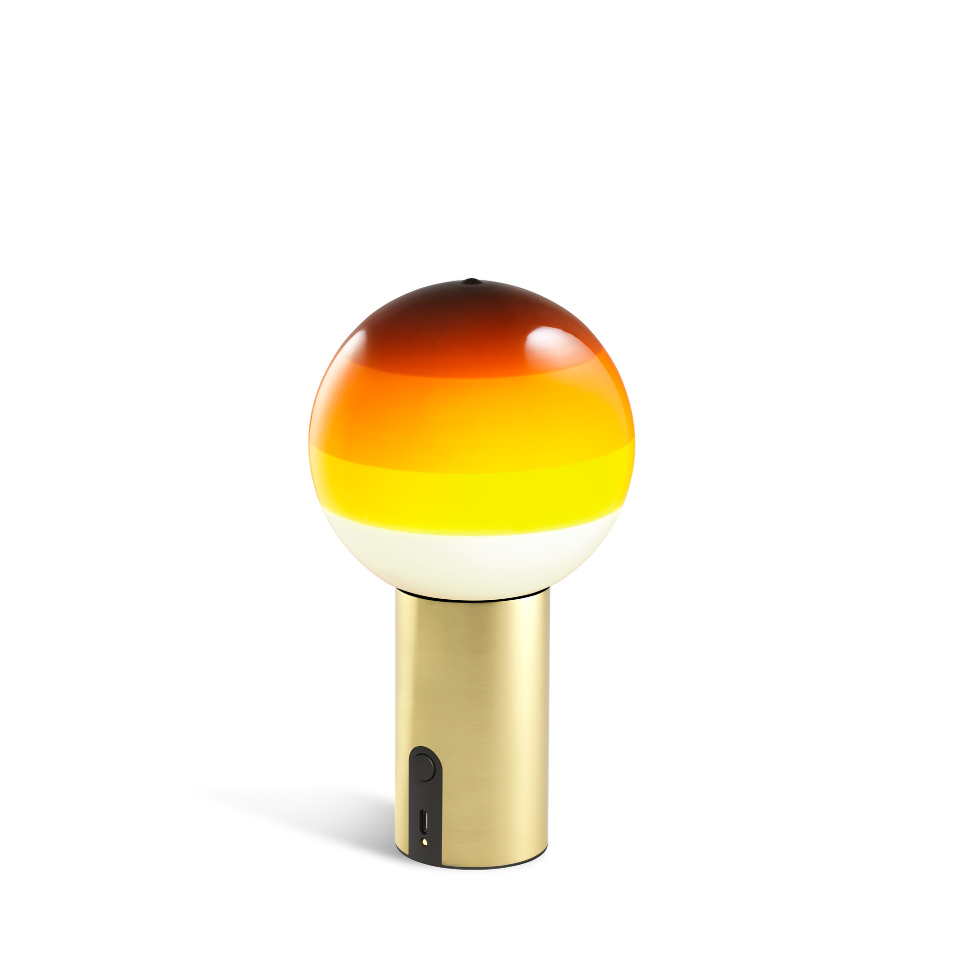 Dipping Light Portable Akkuleuchte Marset Bernstein - Messing