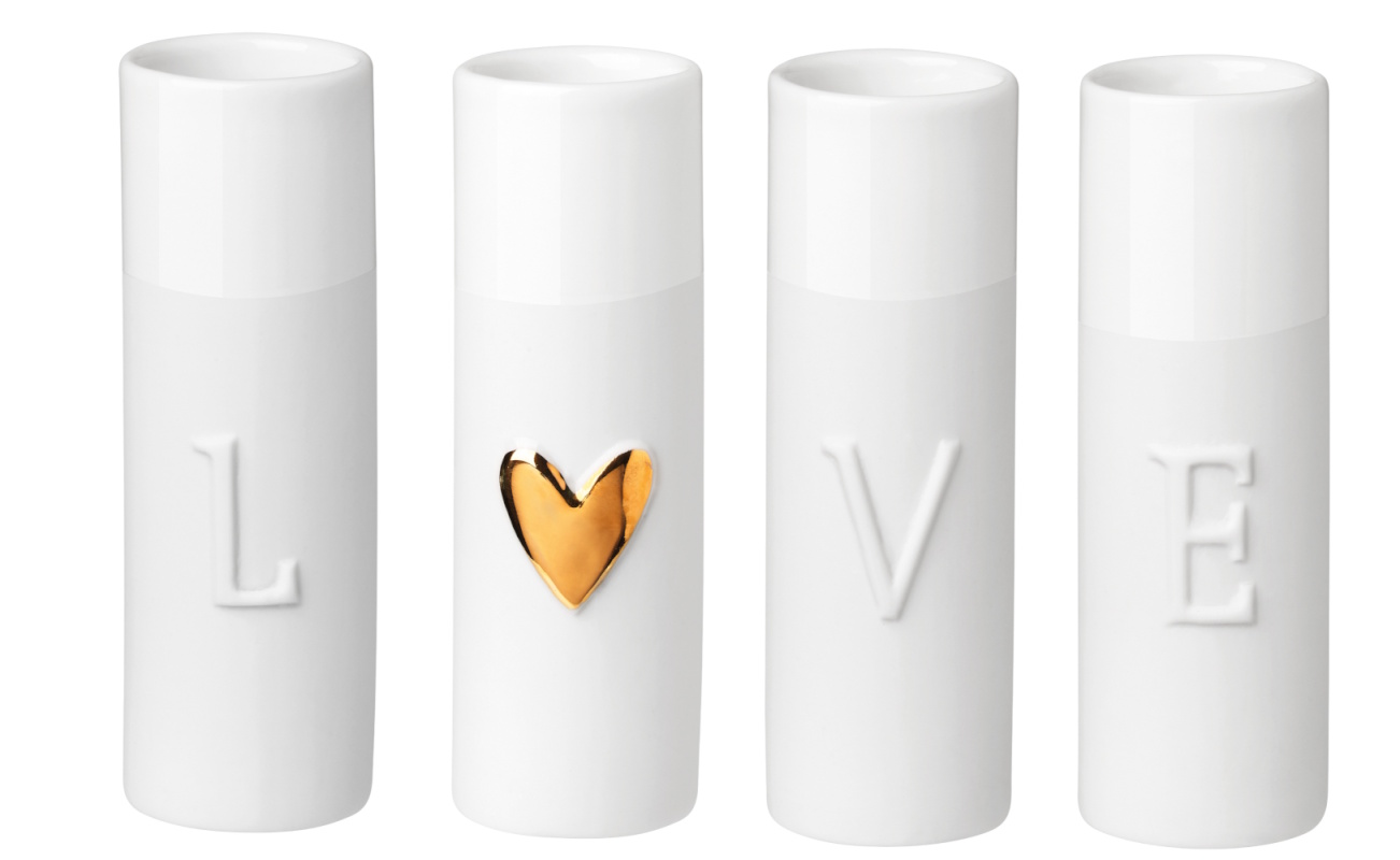 Wolke Sieben Love Minivasen Set Räder