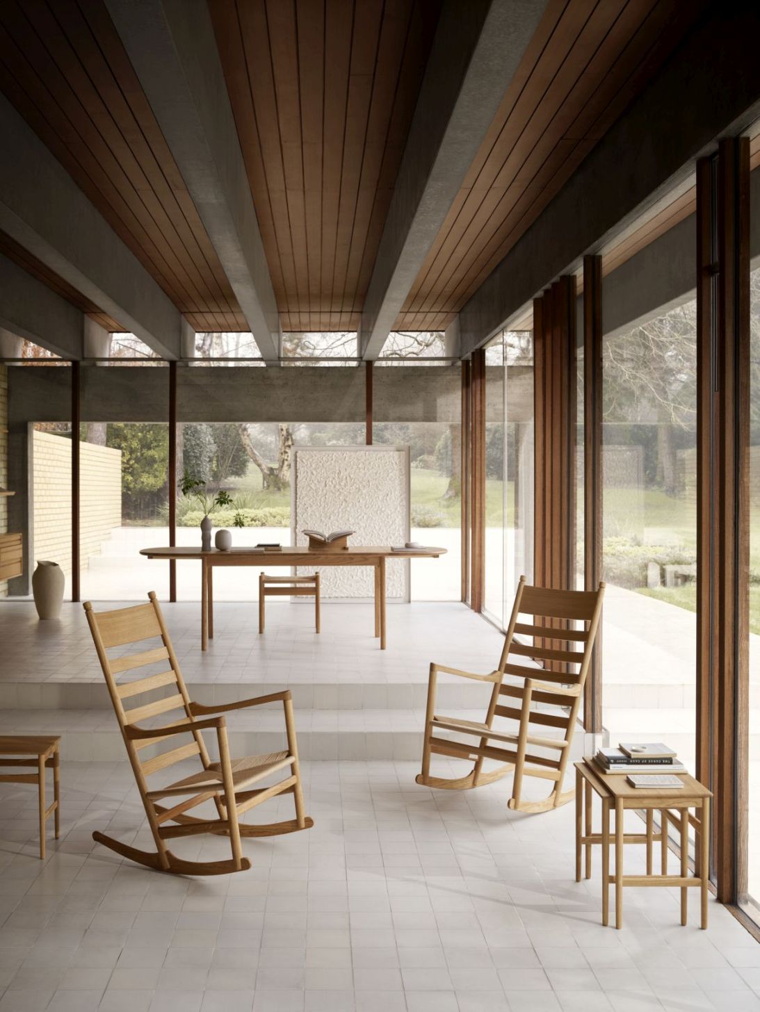 CH004 Nesting Tables Beistelltische 3-er Set Carl Hansen & Søn 