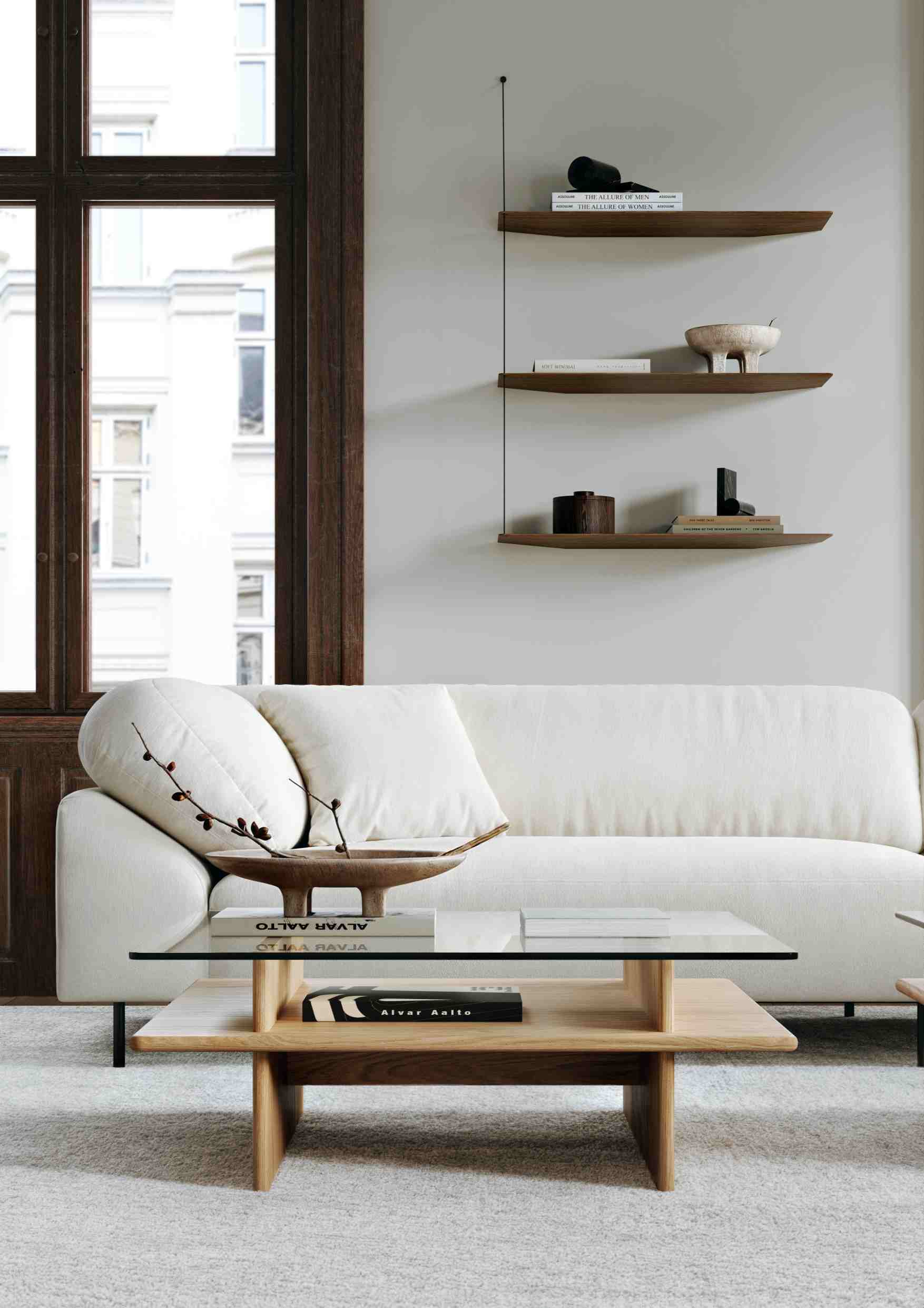 Parallel Coffee Table Couchtisch 90x90 cm Woud