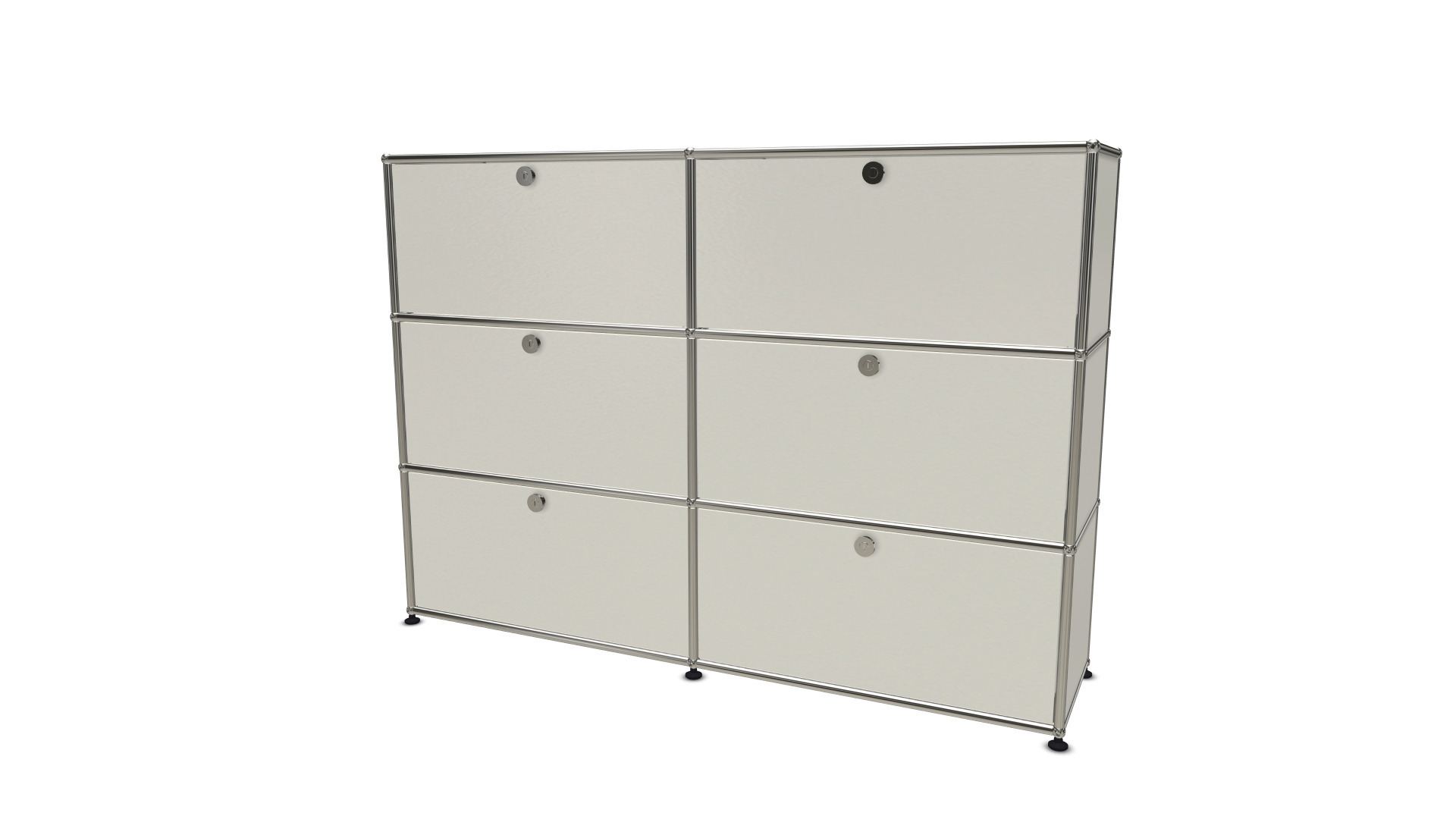 USM Haller Highboard 6 Klappen gelb