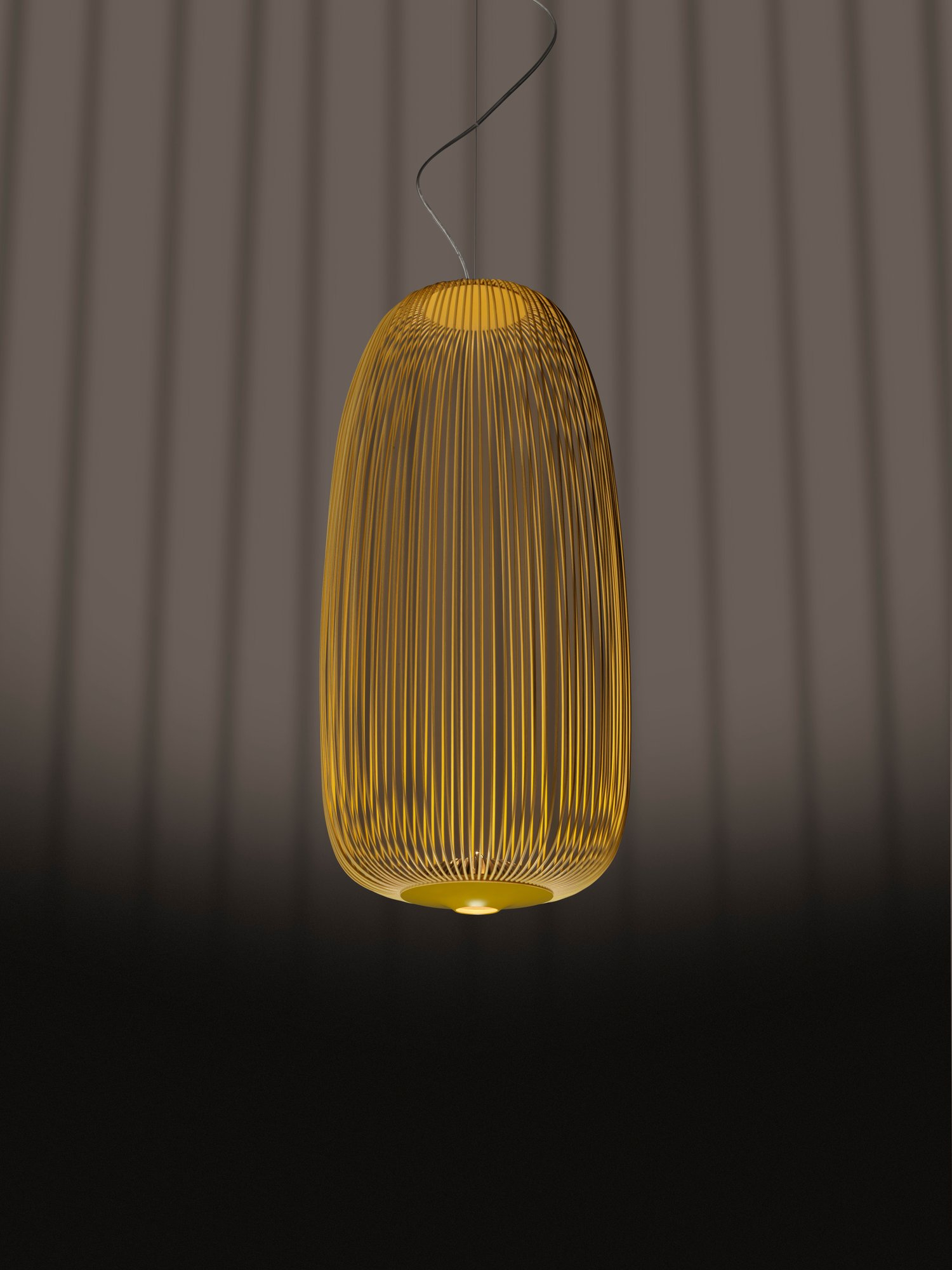 Spokes 1 LED Pendelleuchte Foscarini Weiss