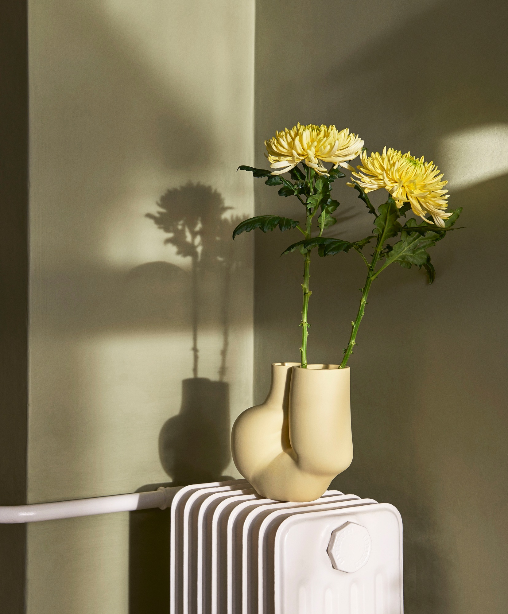 W&S Chubby Vase Hay EINZELSTÜCK