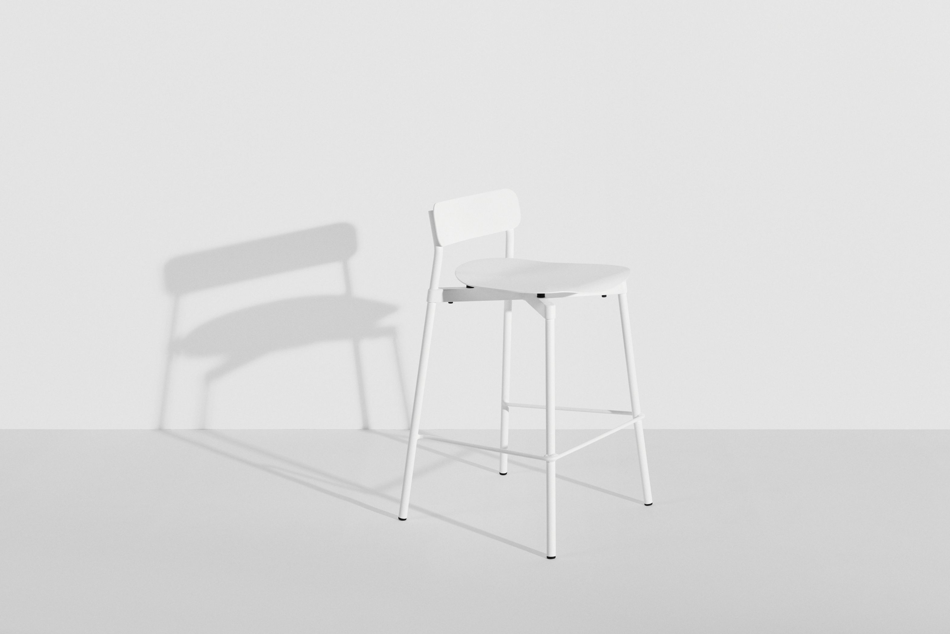 Fromme Barstool Barhocker H 65 cm Petite Friture Weiß Fromme Barstool Barhocker H 65 cm Petite Friture Weiß