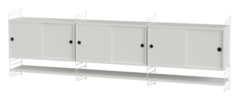 String Wohnzimmer Wand Regalsystem E String Furniture