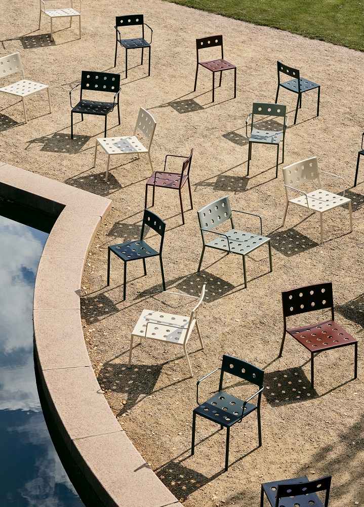 Balcony Outdoor Armchair Armlehnenstuhl Chalk beige Hay EINZELSTÜCK