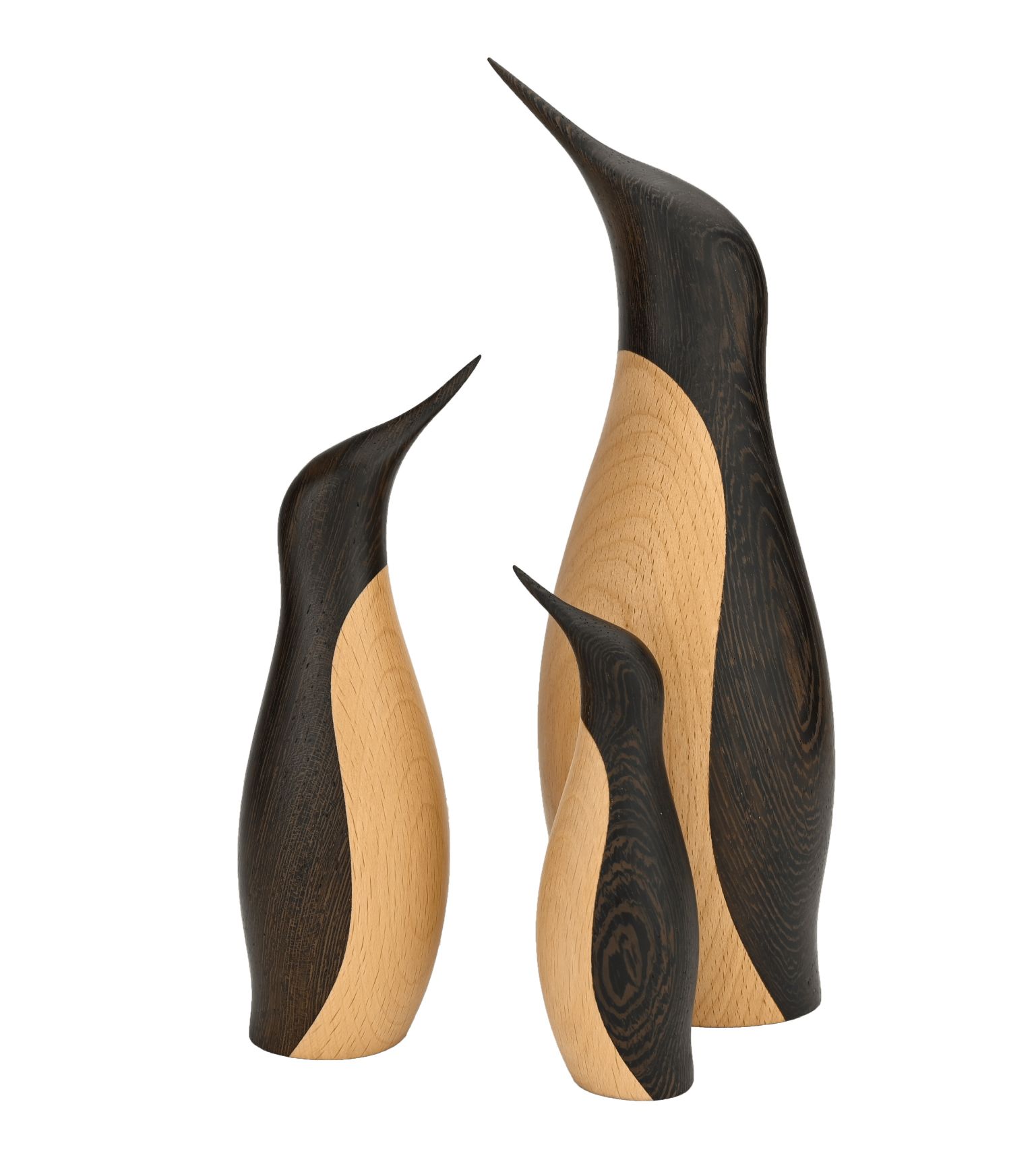 Großer Pinguin Holzfigur Architectmade EINZELSTÜCK