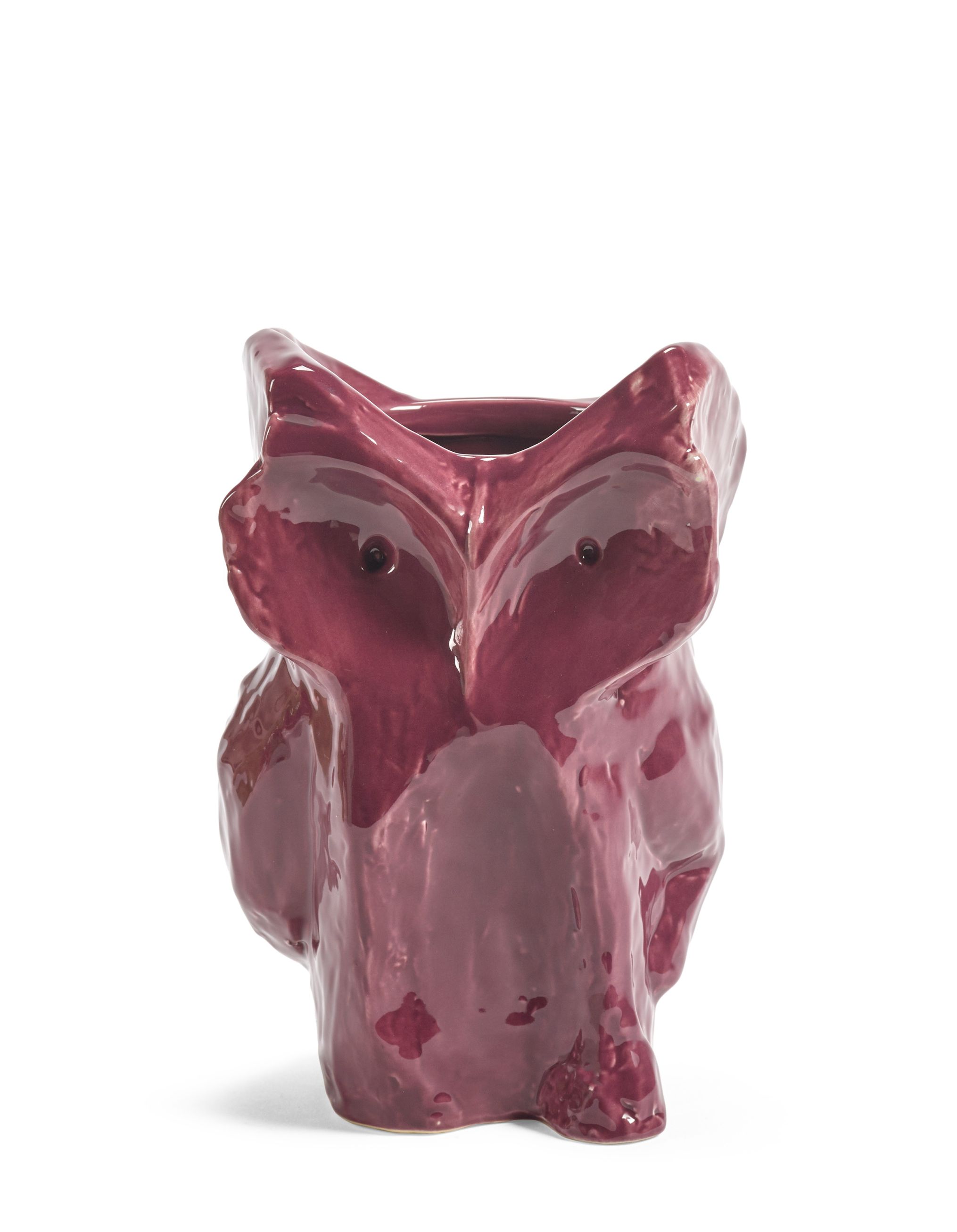 Eule Vase S Serax Aubgergine