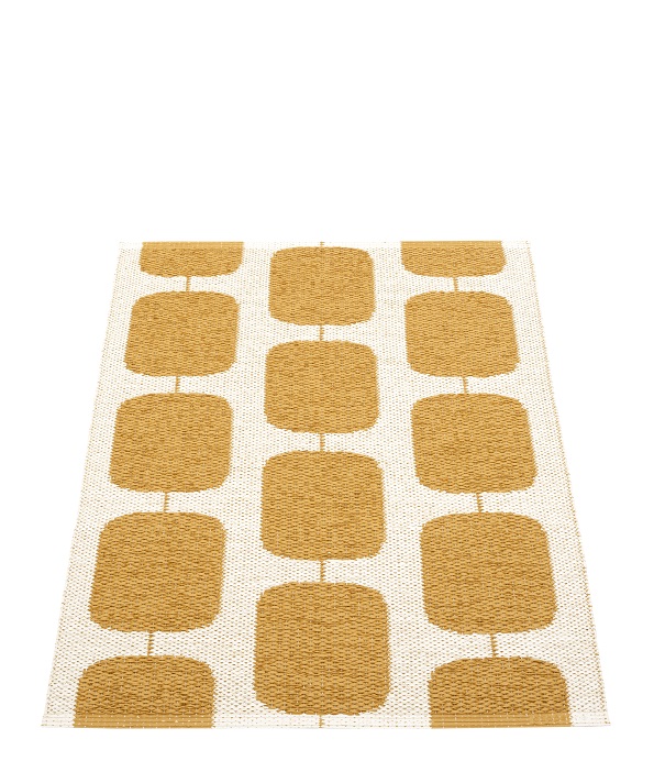 Sten Kunststoffteppich 70x100 cm Pappelina Ochre/Vanille