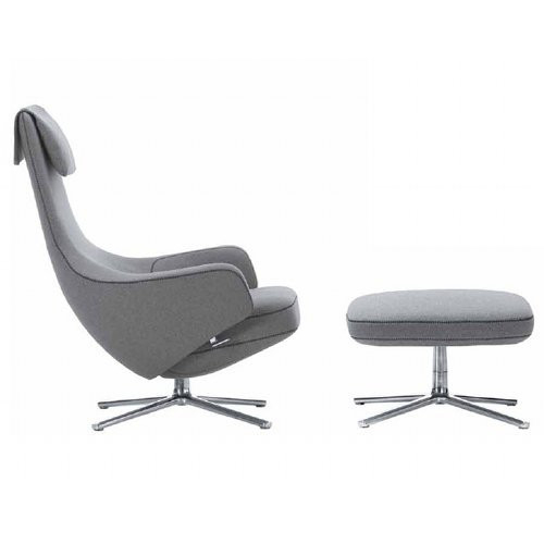 Repos Sessel + Ottoman Vitra