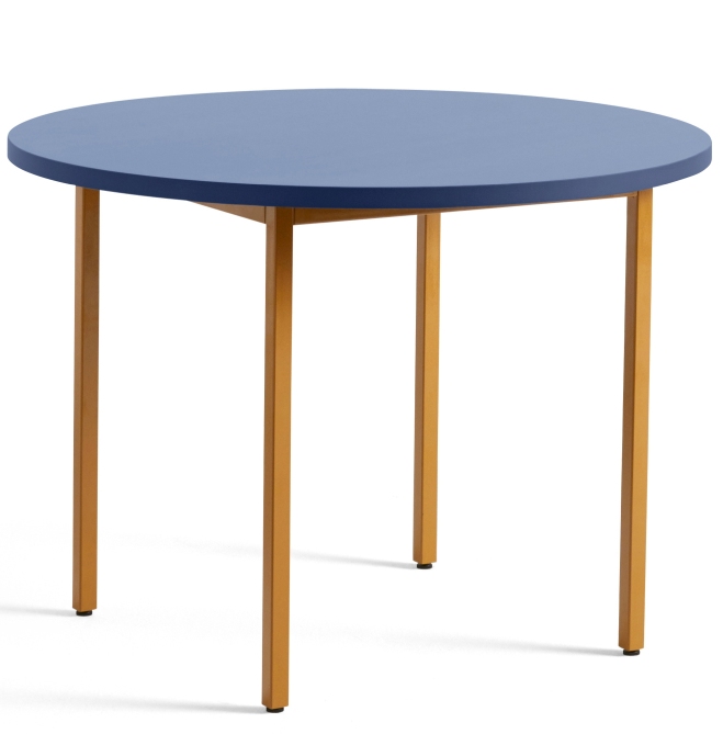 Two Colour Table Tisch 105 cm Hay Blau - Ocker