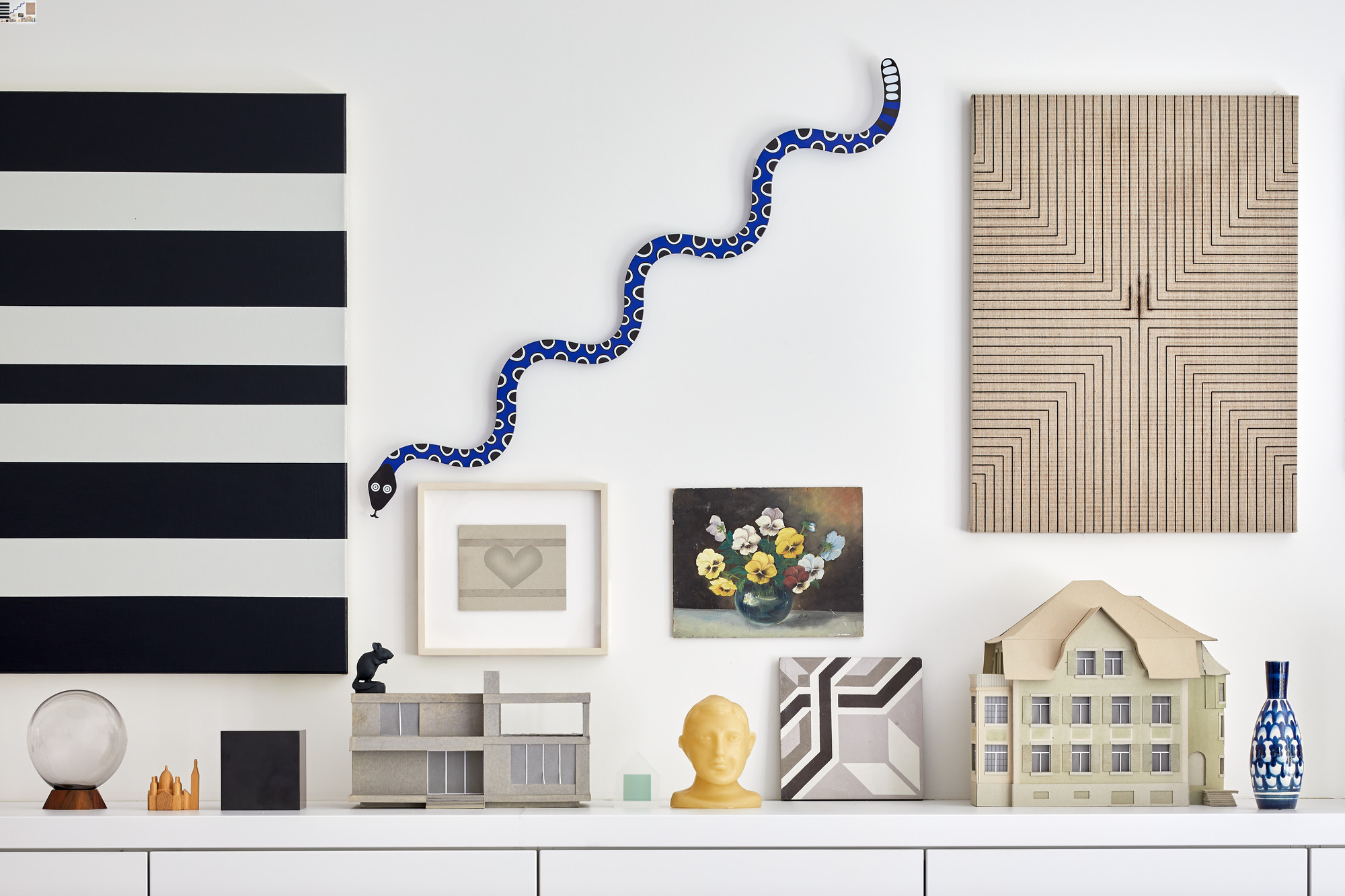 Metal Wall Relief Magic Snake Wandschmuck Vitra