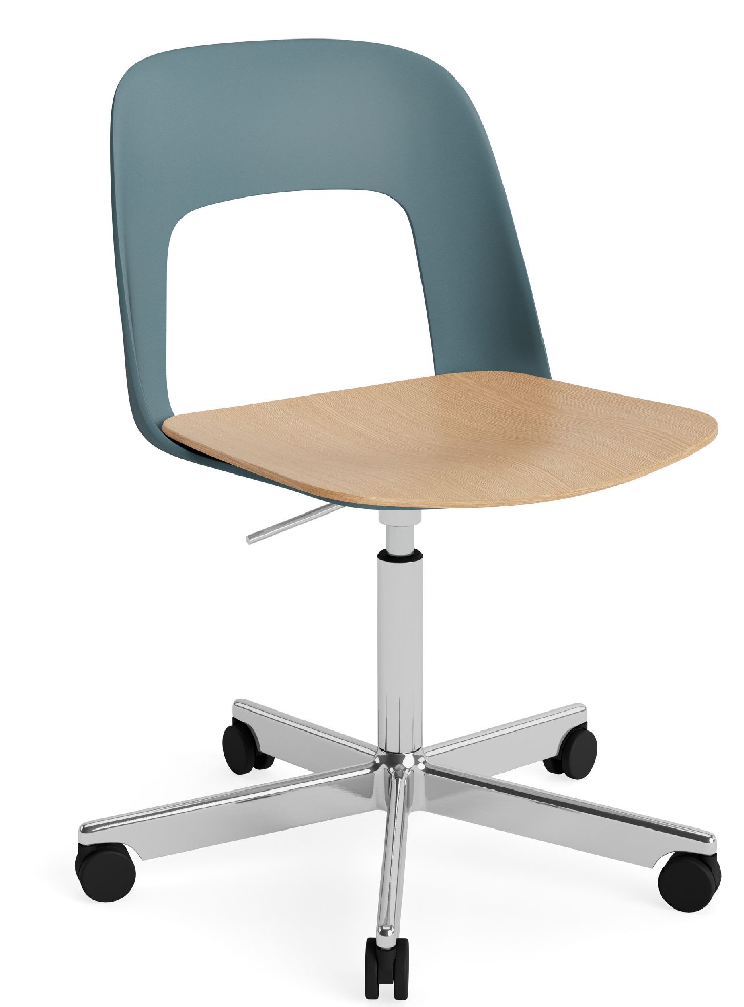 Layout Side Chair 142 5-Stern Drehfuß Stuhl Hay
