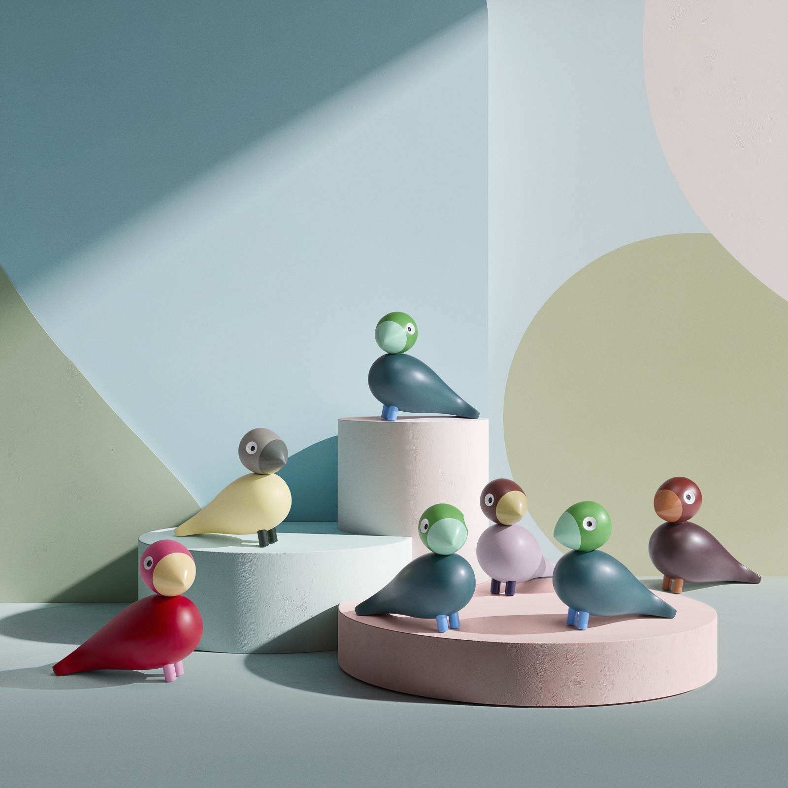 Birk Year Bird 2026 H12.5 cm Dunkelgrün LIMITED EDITION Kay Bojesen