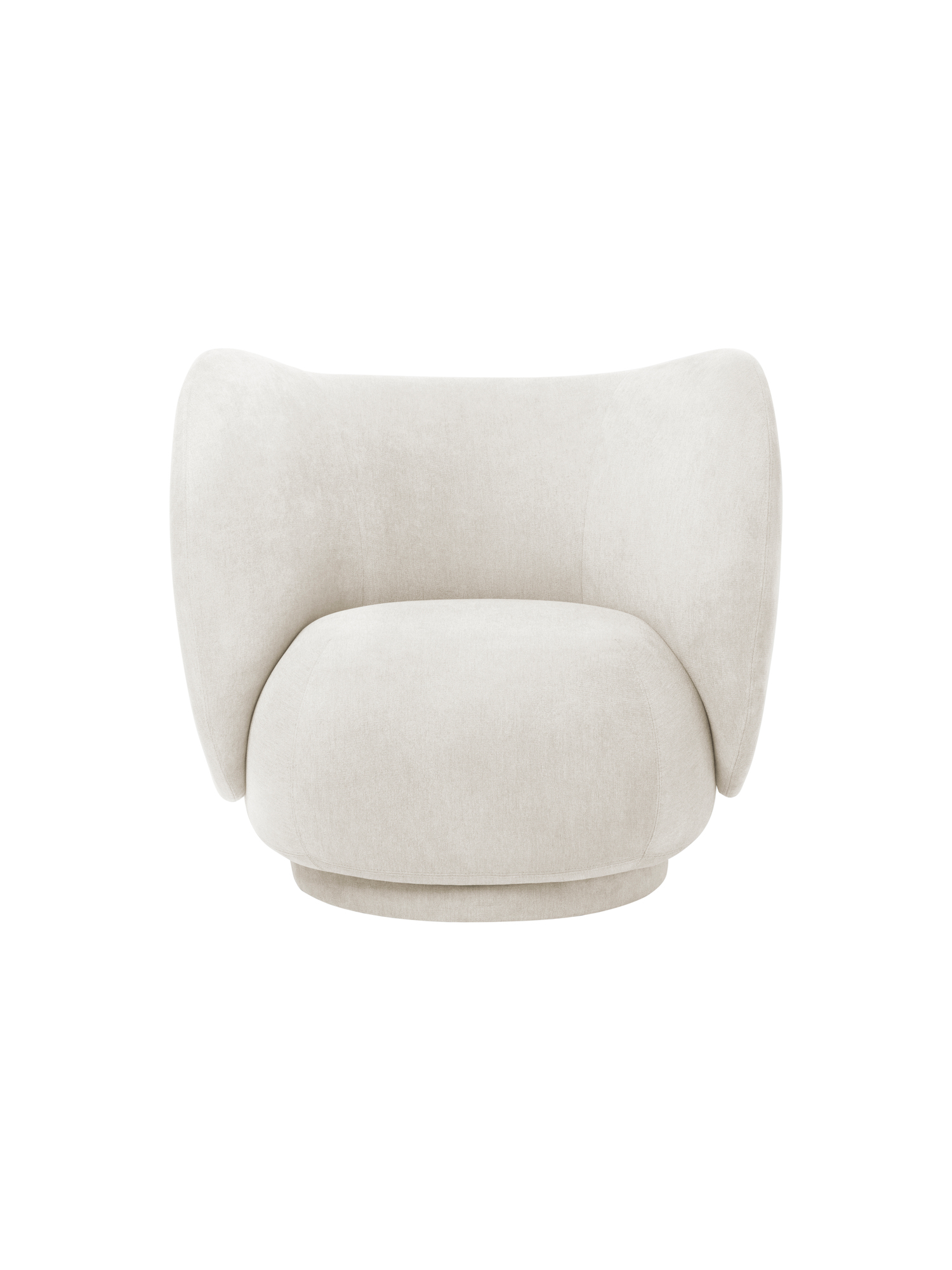 Rico Lounge Chair Brushed Sessel Ferm Living Weiß Rico Lounge Chair Brushed Sessel Ferm Living Weiß