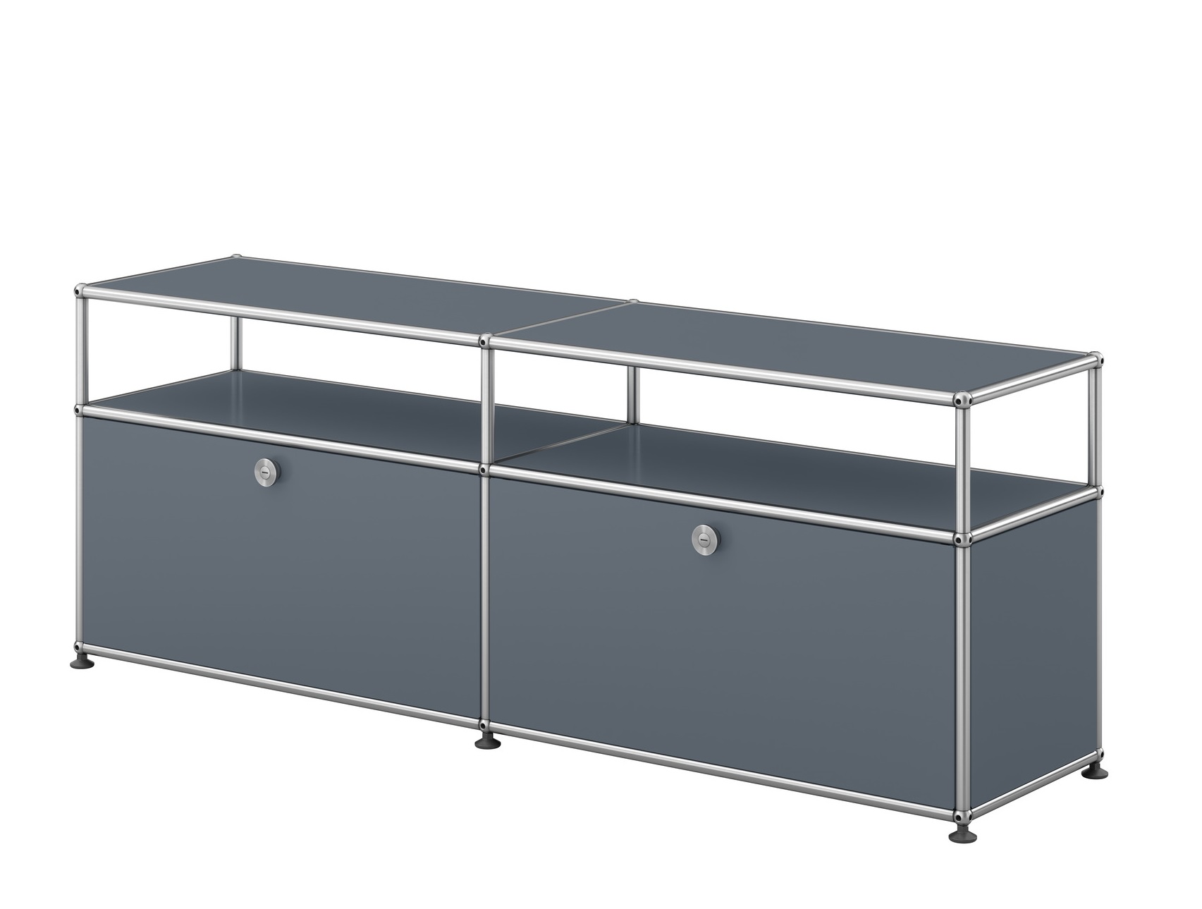 USM Haller Sideboard TV Hi-Fi-Möbel O2 QUICK SHIP mittelgrau ...