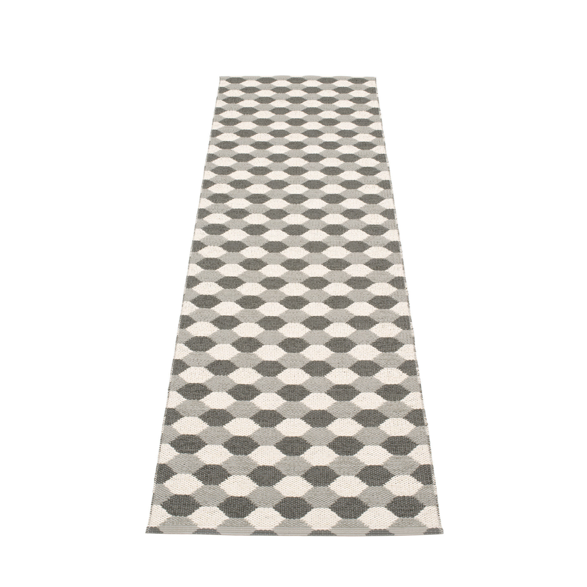 Dana Kunststoffteppich 70x335 Grau Pappelina