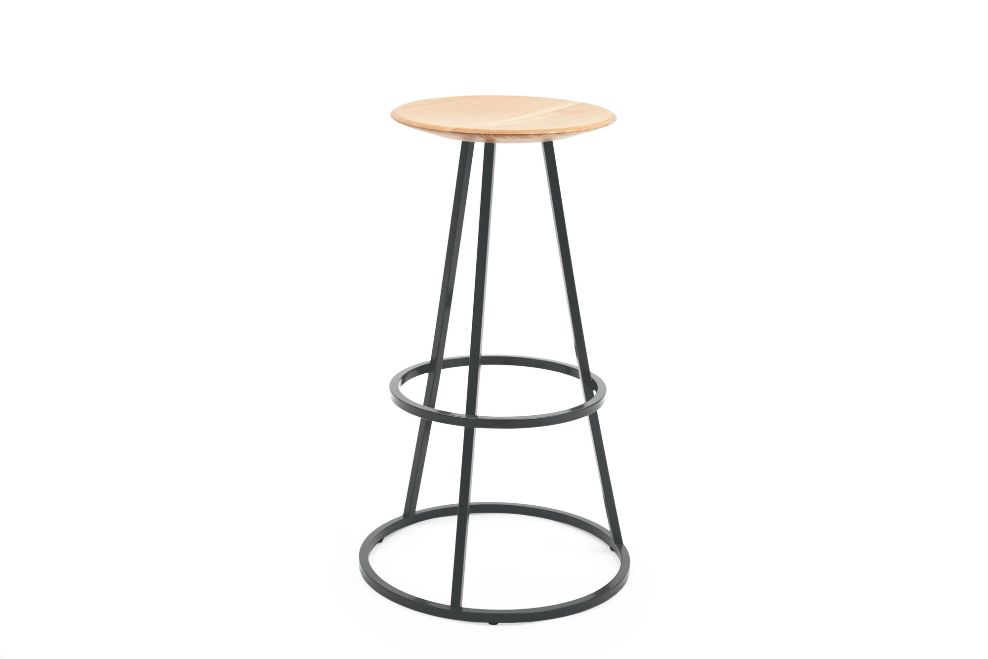 Gustave Bar stool Barhocker Hartô 65 cm slate grau