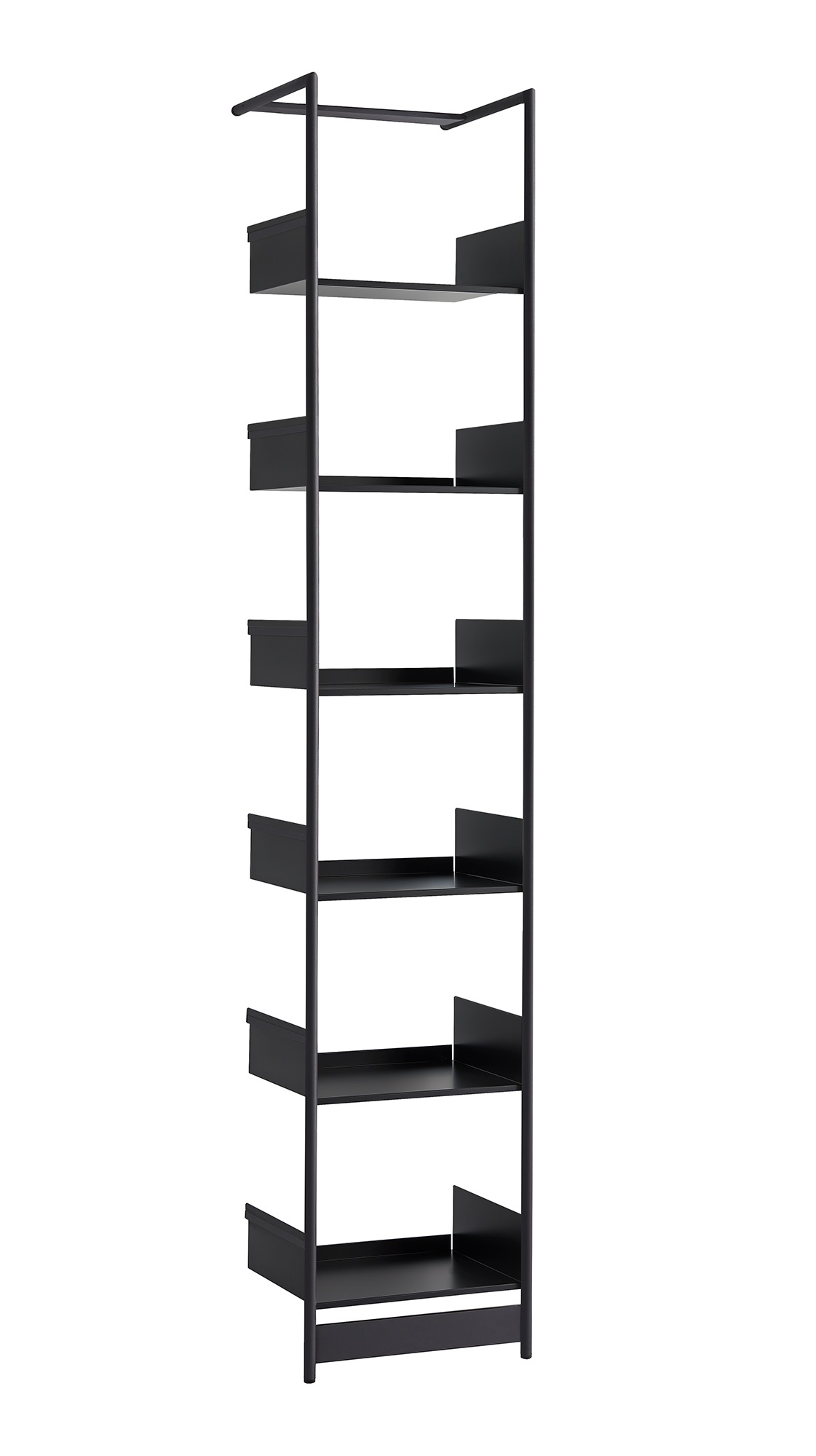 Pool 220 Anlehnregal Mox Gestell schwarz Tablaren schwarz