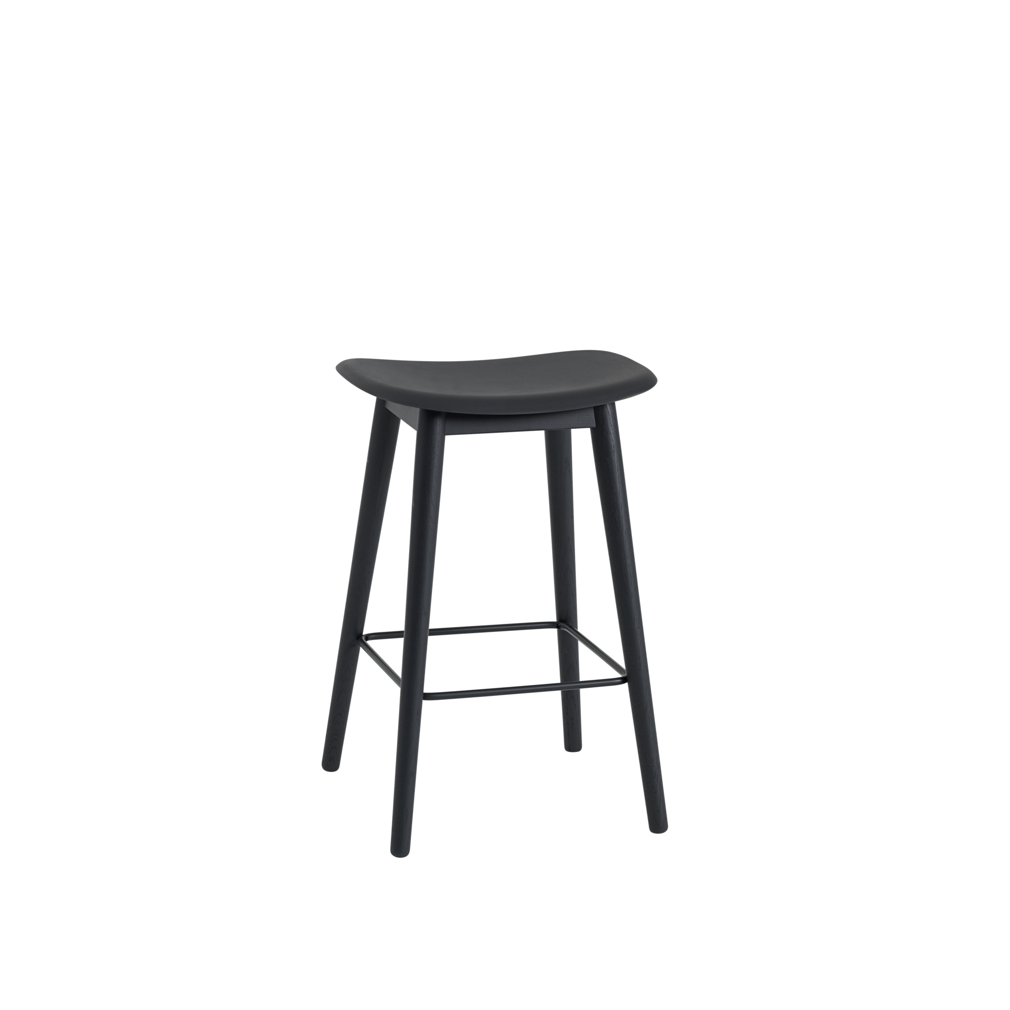 Fiber Bar Stool Barhocker 65 cm Holz Muuto