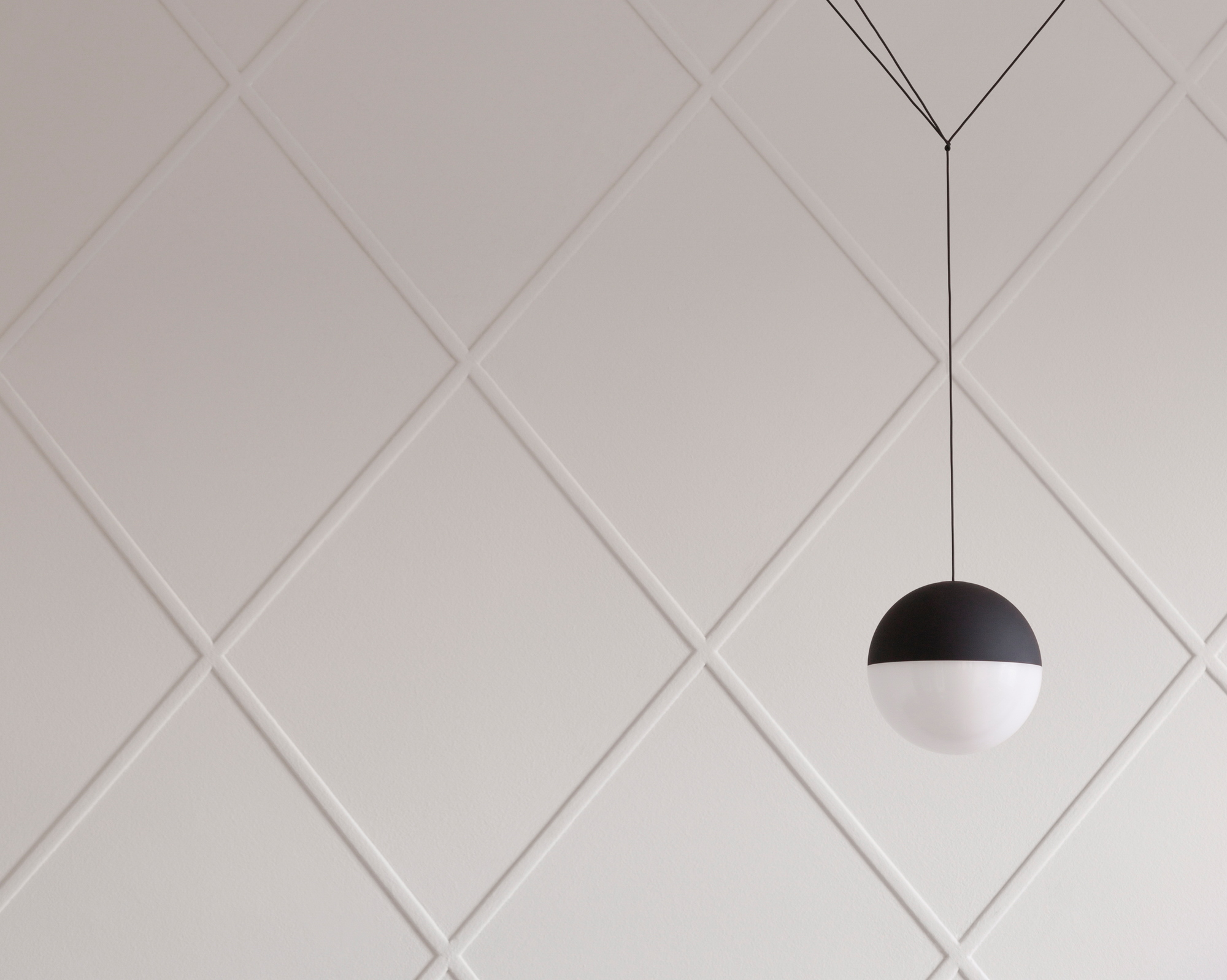 String Light Sphere Head Kugelkopf Pendelleuchte Flos
