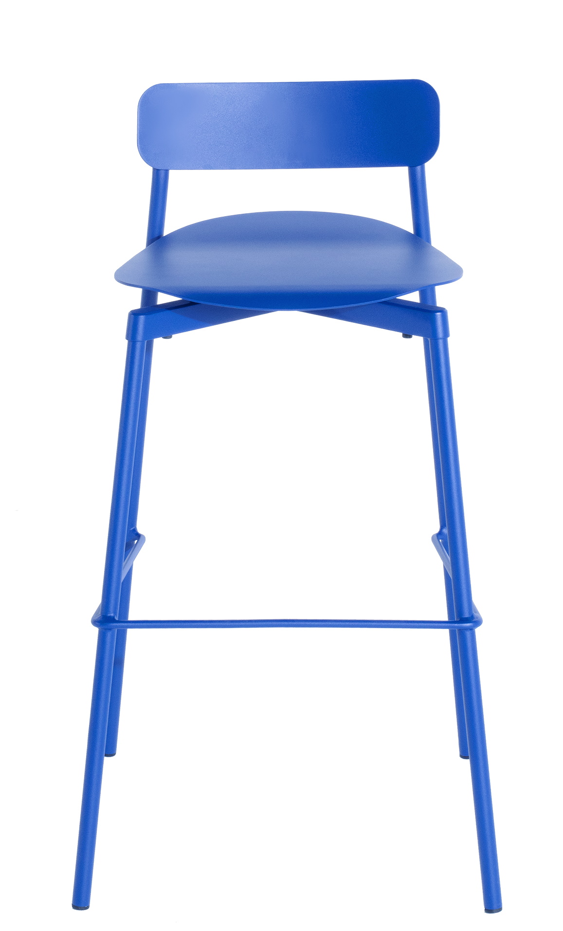 Fromme Barstool Barhocker H 75 cm Petite Friture Blau