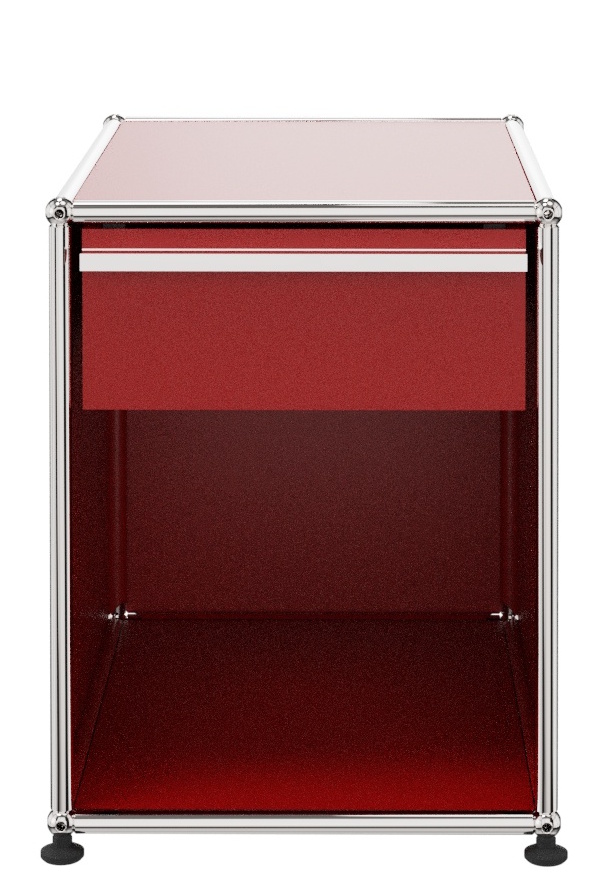 USM Haller Nachttisch rot
