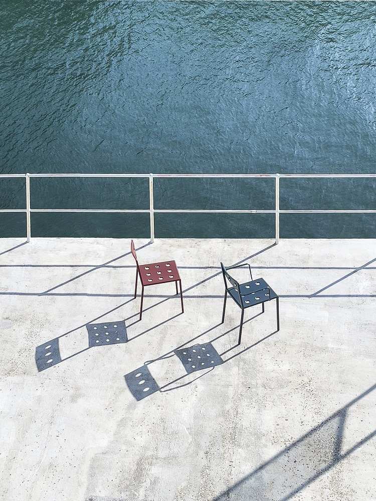 Balcony Outdoor Chair Stuhl Anthrazit Hay EINZELSTÜCK