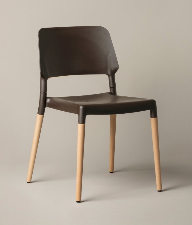 Belloch Indoor Stuhl Marron Santa & Cole