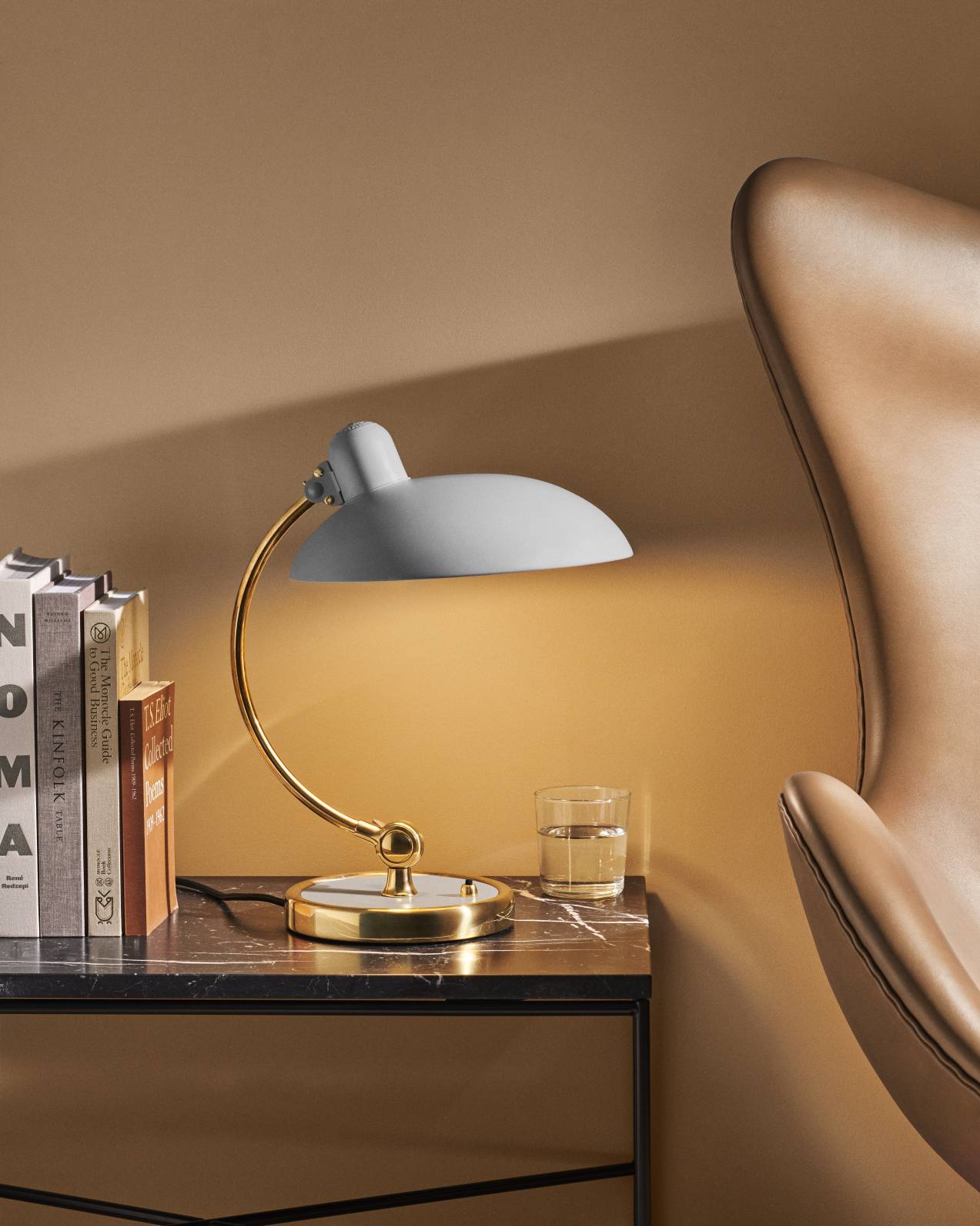 6631 T Luxus Tischleuchte KAISER idell Fritz Hansen Easy grey