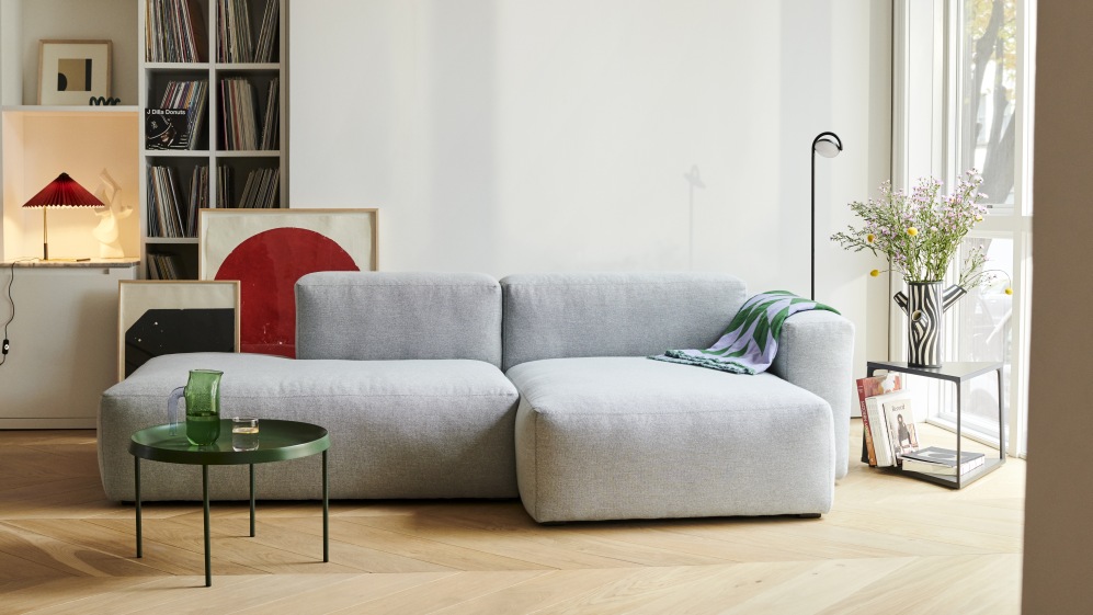 Mags Soft Sofa Low 2,5-Sitzer Combination 3 mit Armlehne links Hay