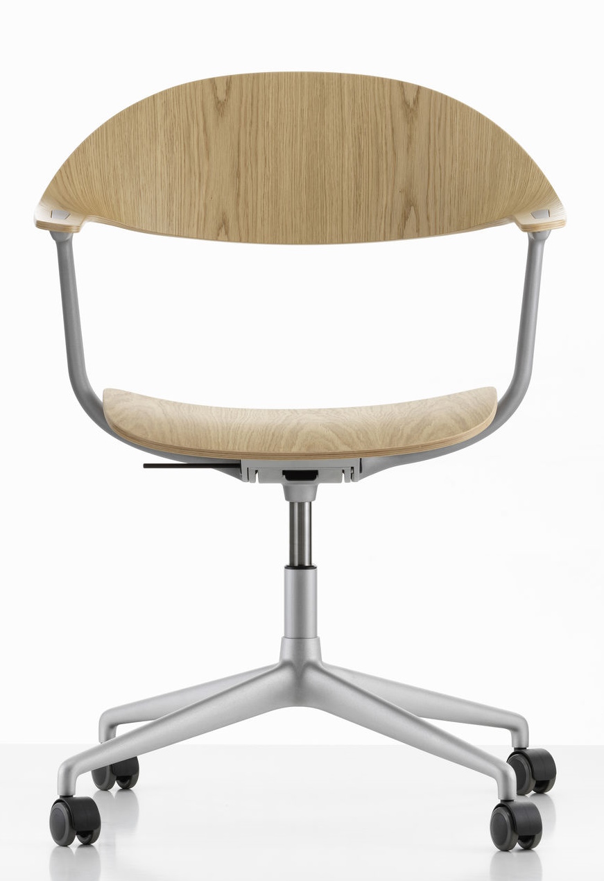 Mynt Rücken und Sitz Plywood Bürodrehstuhl Vitra