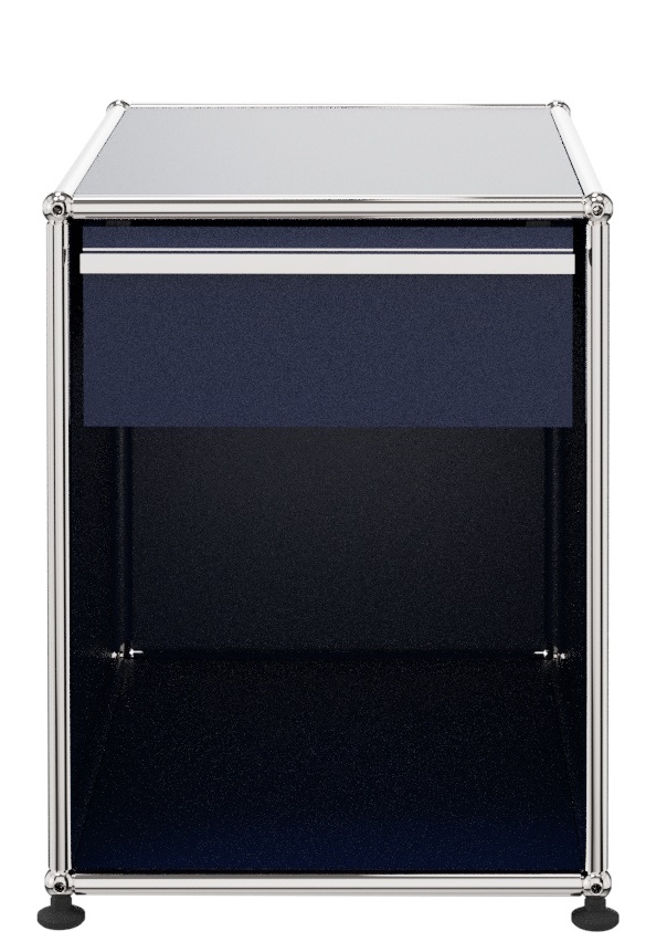 USM Haller Nachttisch stahlblau