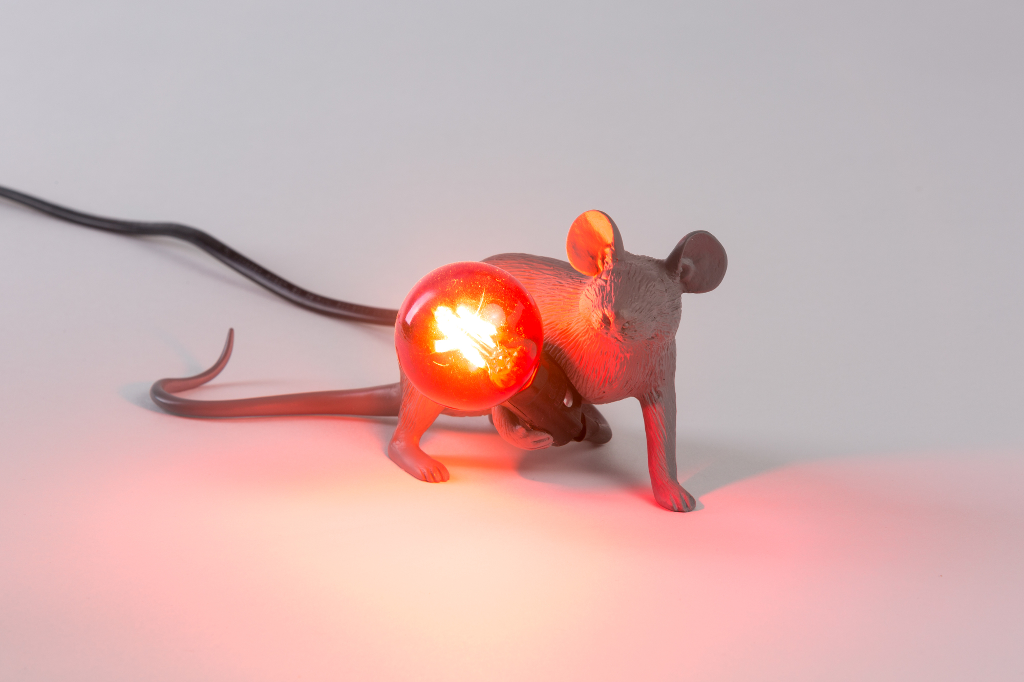 Mouse Lamp Tischleuchte grau Seletti EINZELSTÜCKE