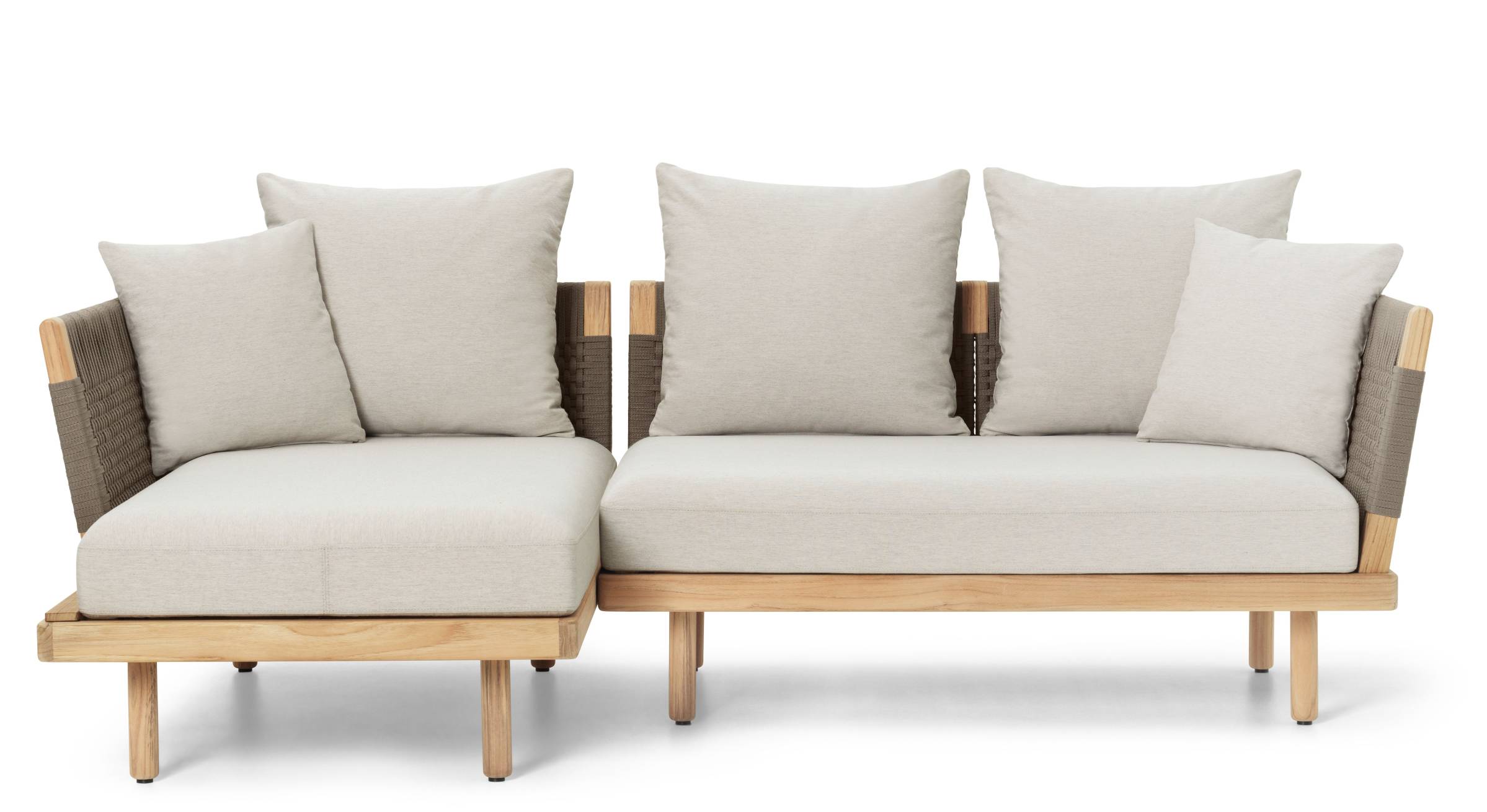 E541 Embrace Sofa Modul mit kurzer Rückenlehne und Seitenlehne Outdoor Carl Hansen & Søn 
