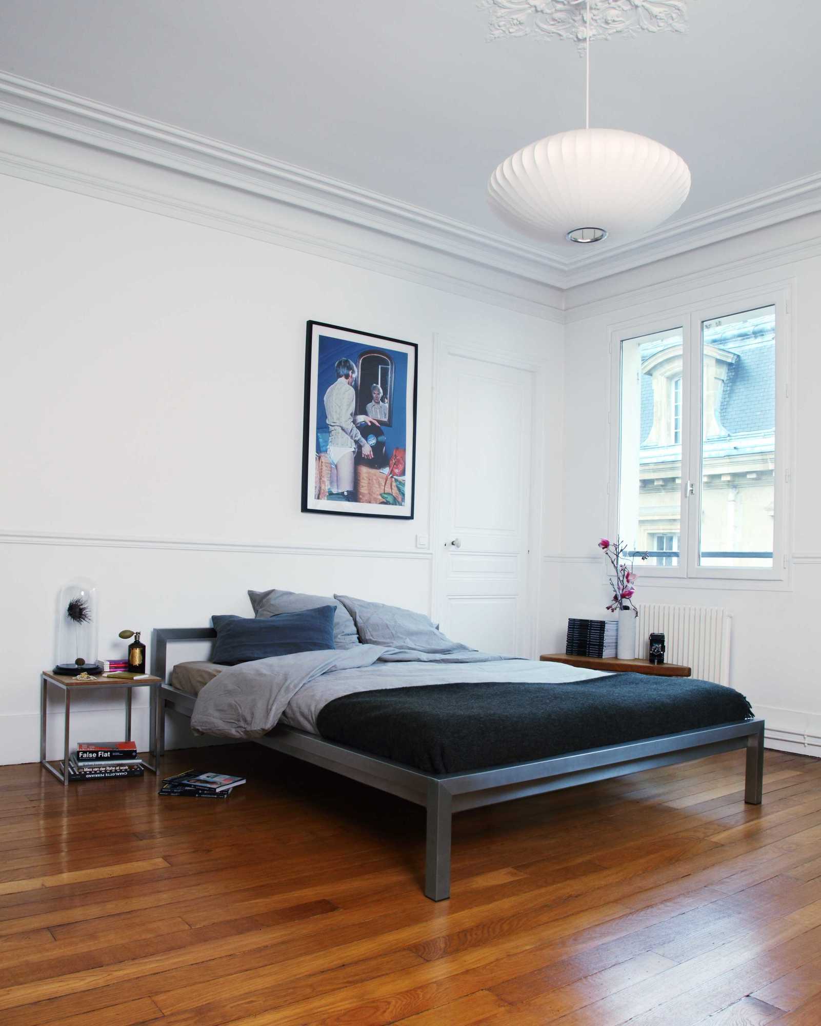 Pure Bett Edelstahl H 666 VA 160 x 200 cm Hans Hansen