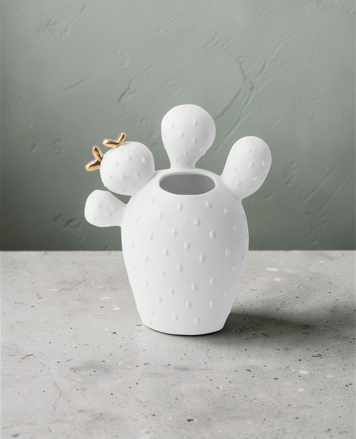 Kakteenvase Feigenkaktus Räder