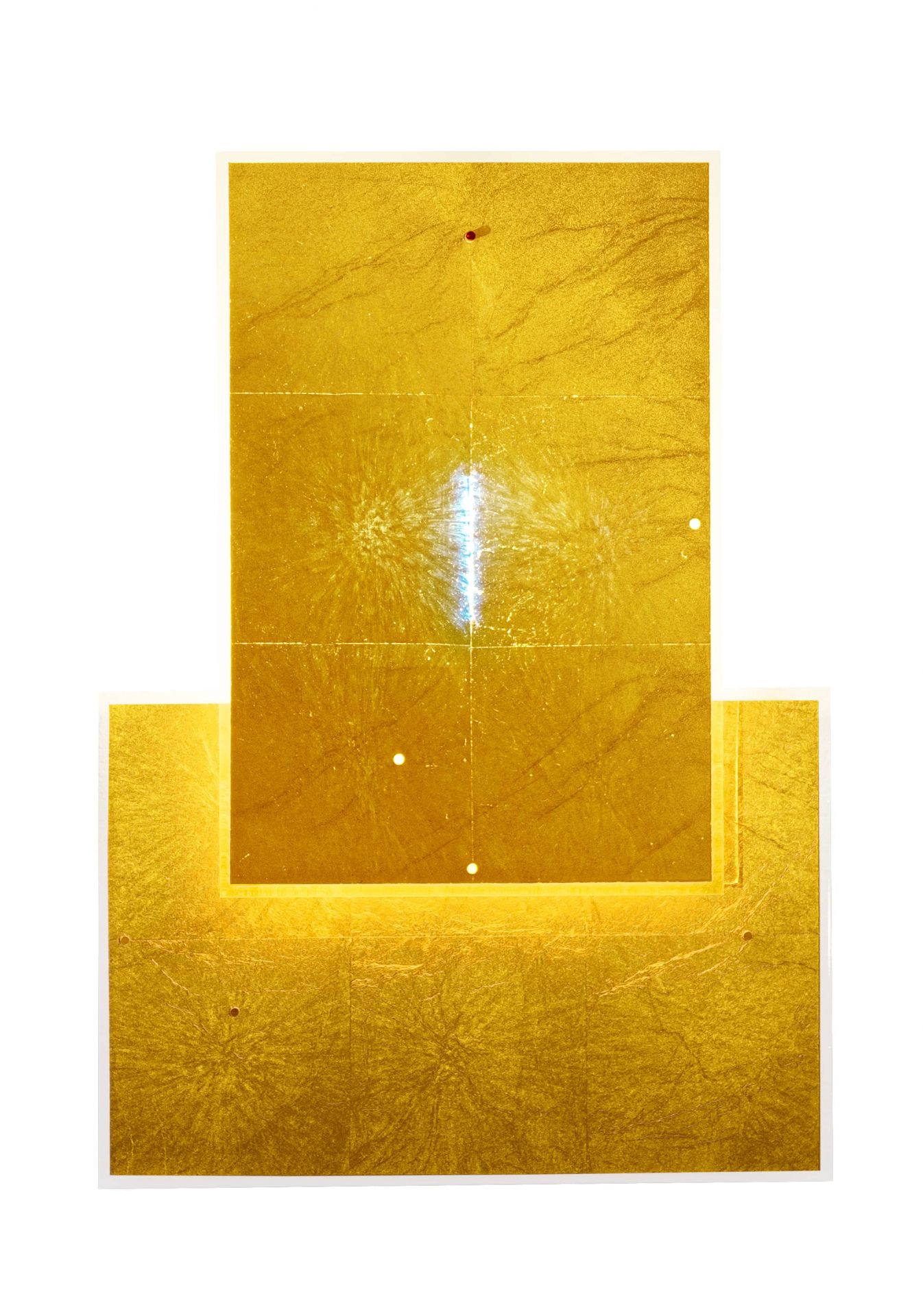 24 Karat Blau Flat Wandleuchte Ingo Maurer 