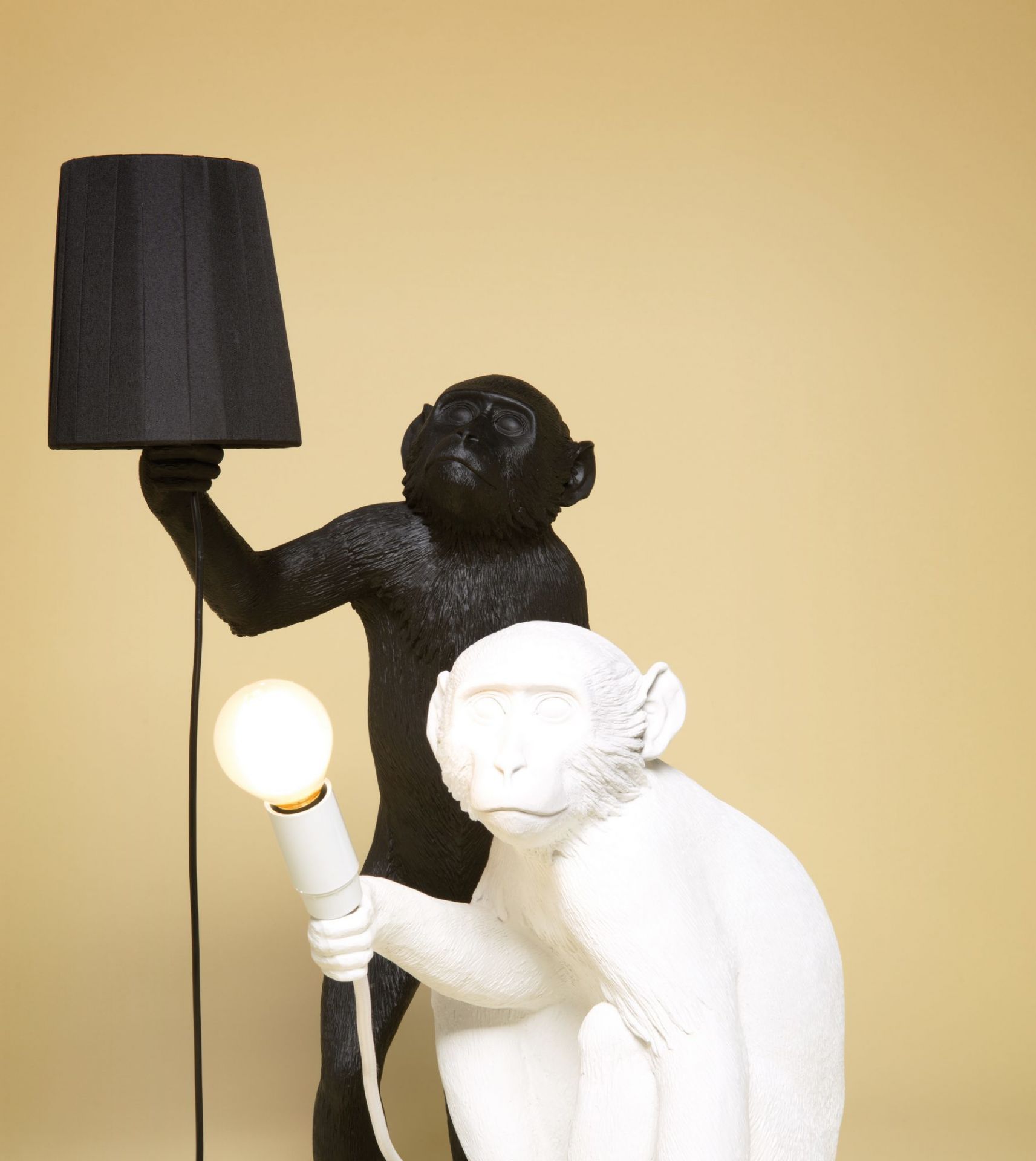 Monkey Sitting Lamp Stehleuchte / Tischleuchte Indoor mit Schalter Seletti EINZELSTÜCK