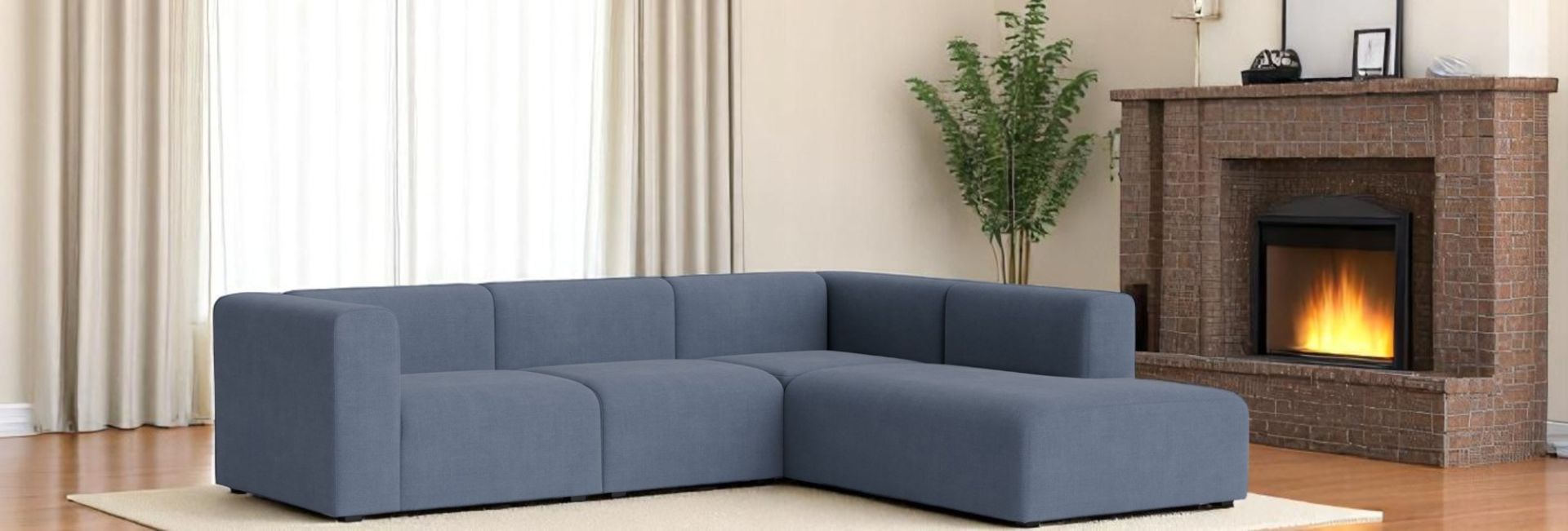 Mags Sofa Corner Combination 2 mit Armlehne rechts Hay  