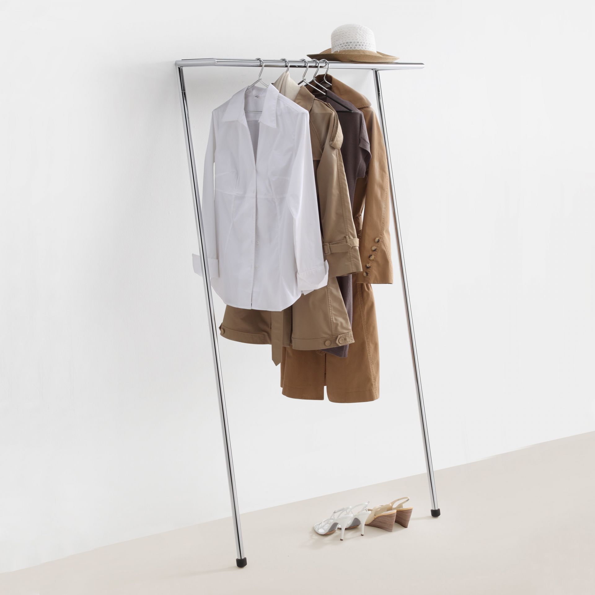 Zen Anlehngarderobe Mox chrom glanz