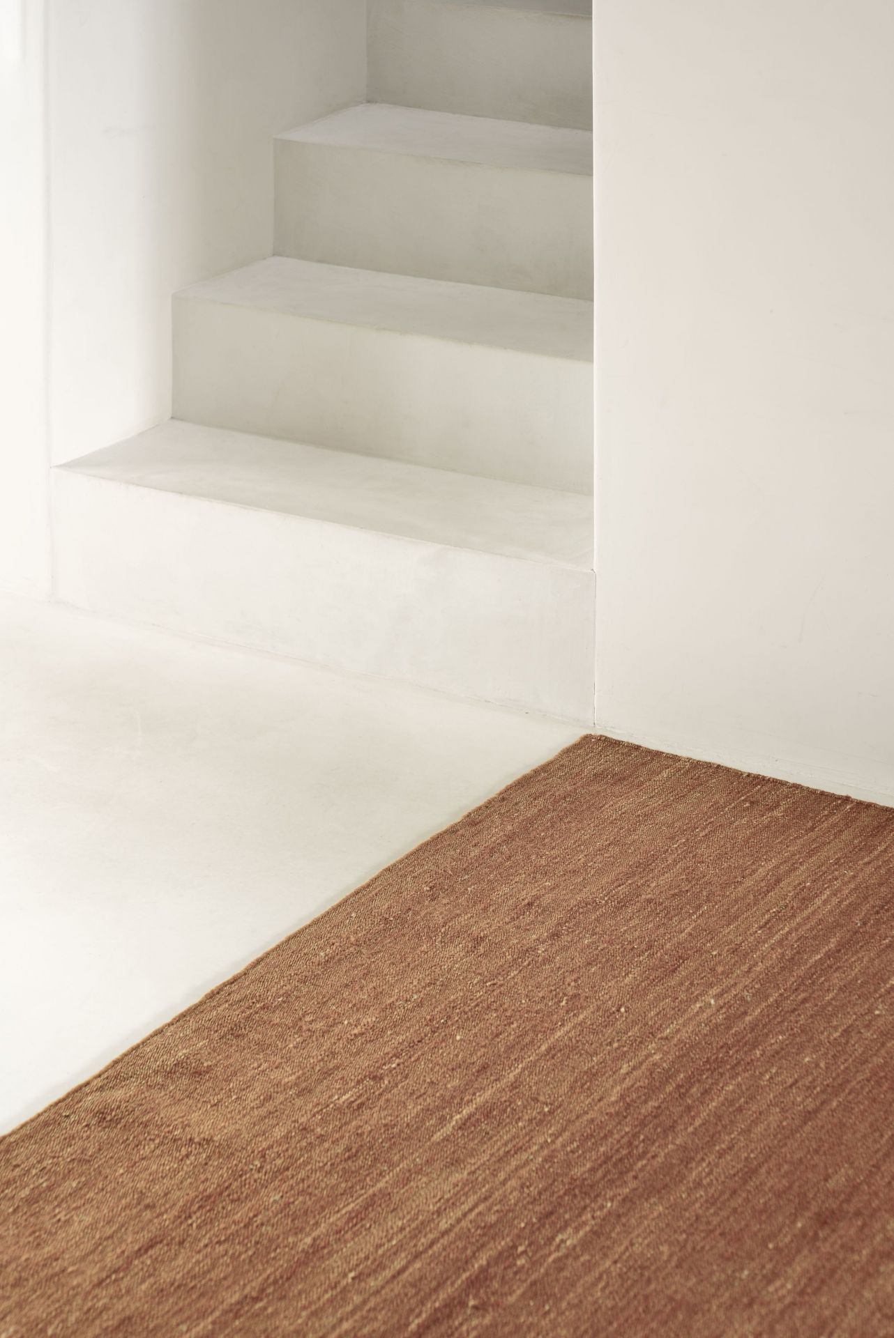 Terracotta Nomad kilim Teppich Ethnicraft